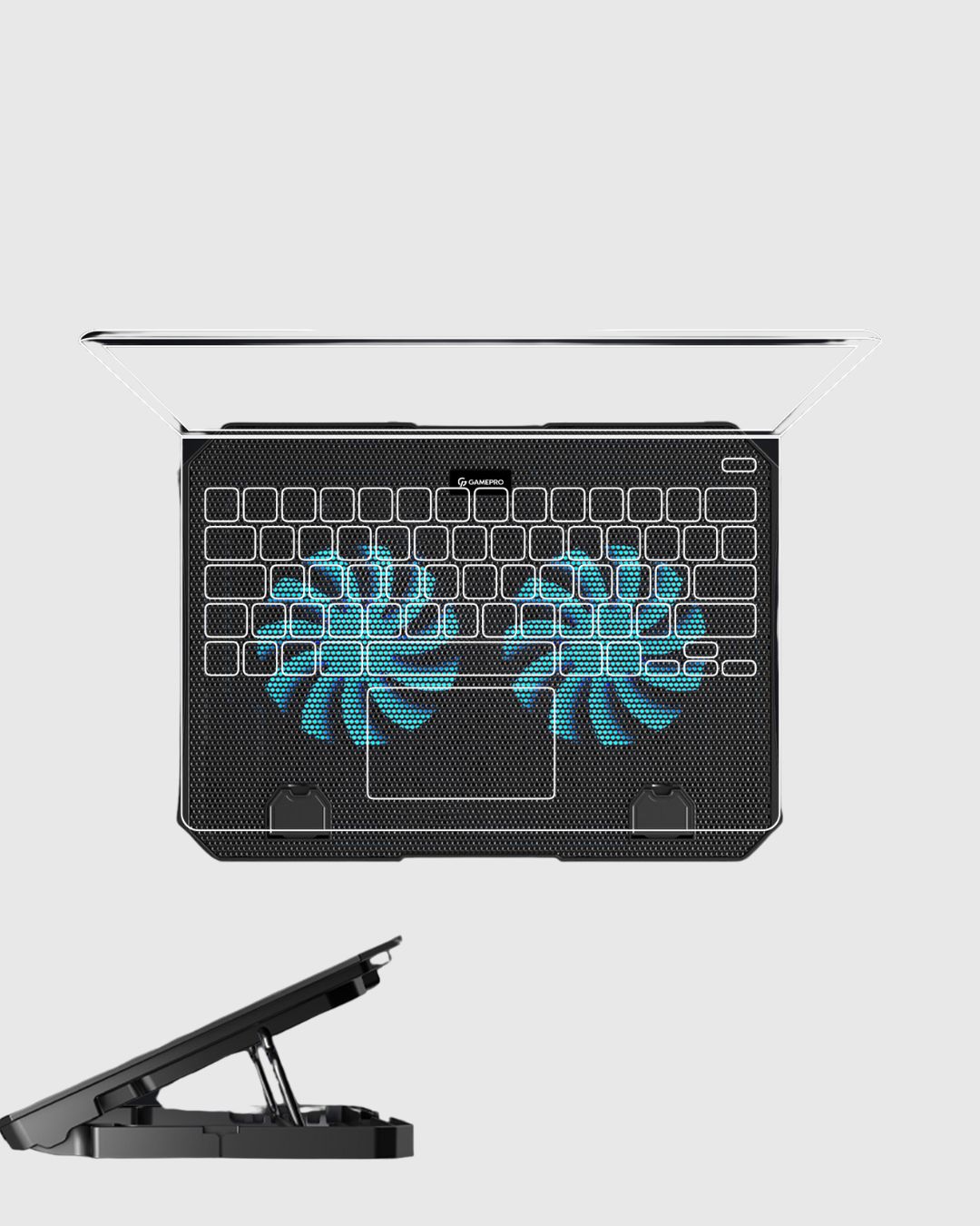 Регульована підставка з активним охолодженням для ноутбука