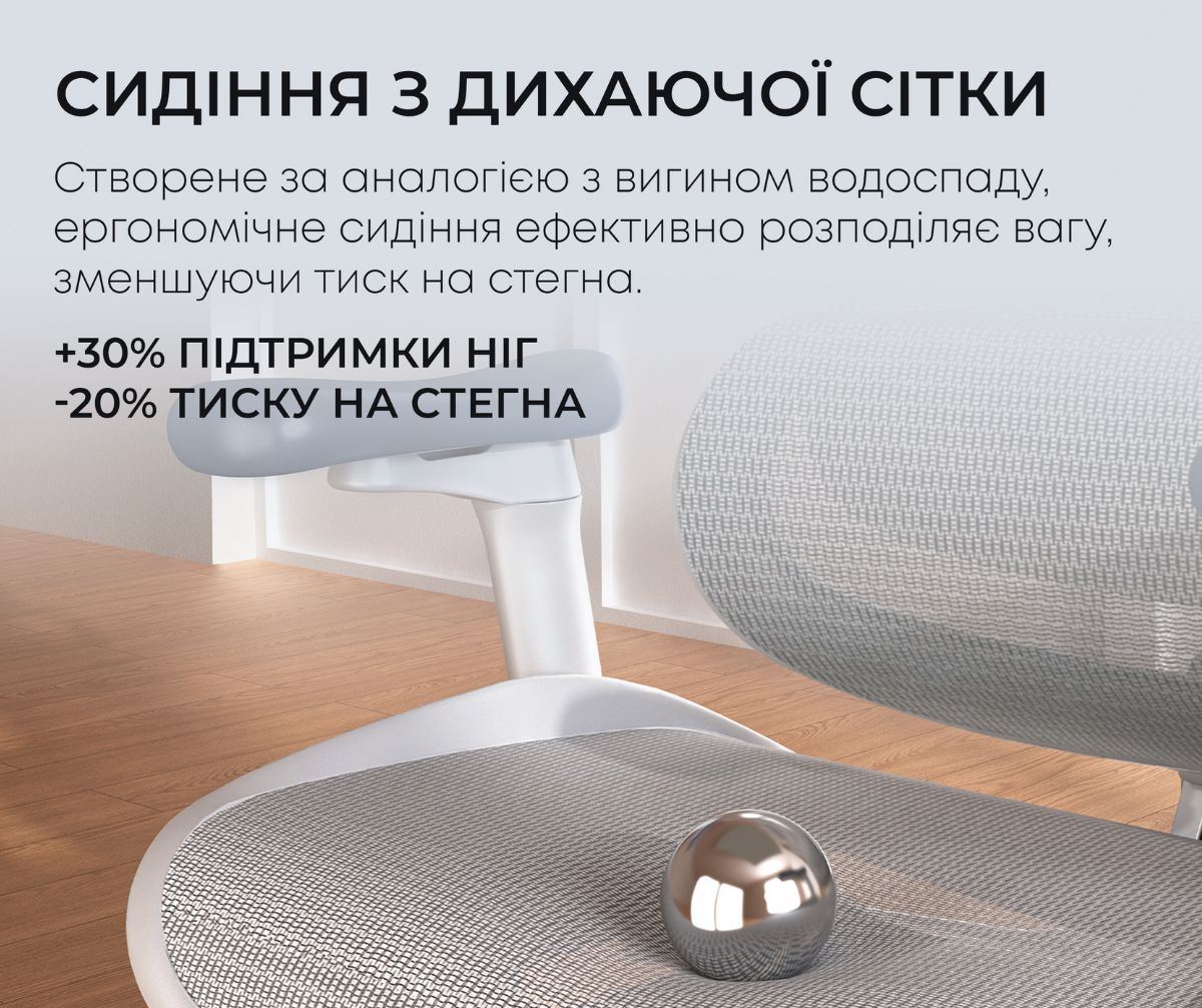 Sihoo DORO C300L – ергономічне комп’ютерне крісло з сіткою та підтримкою попереку