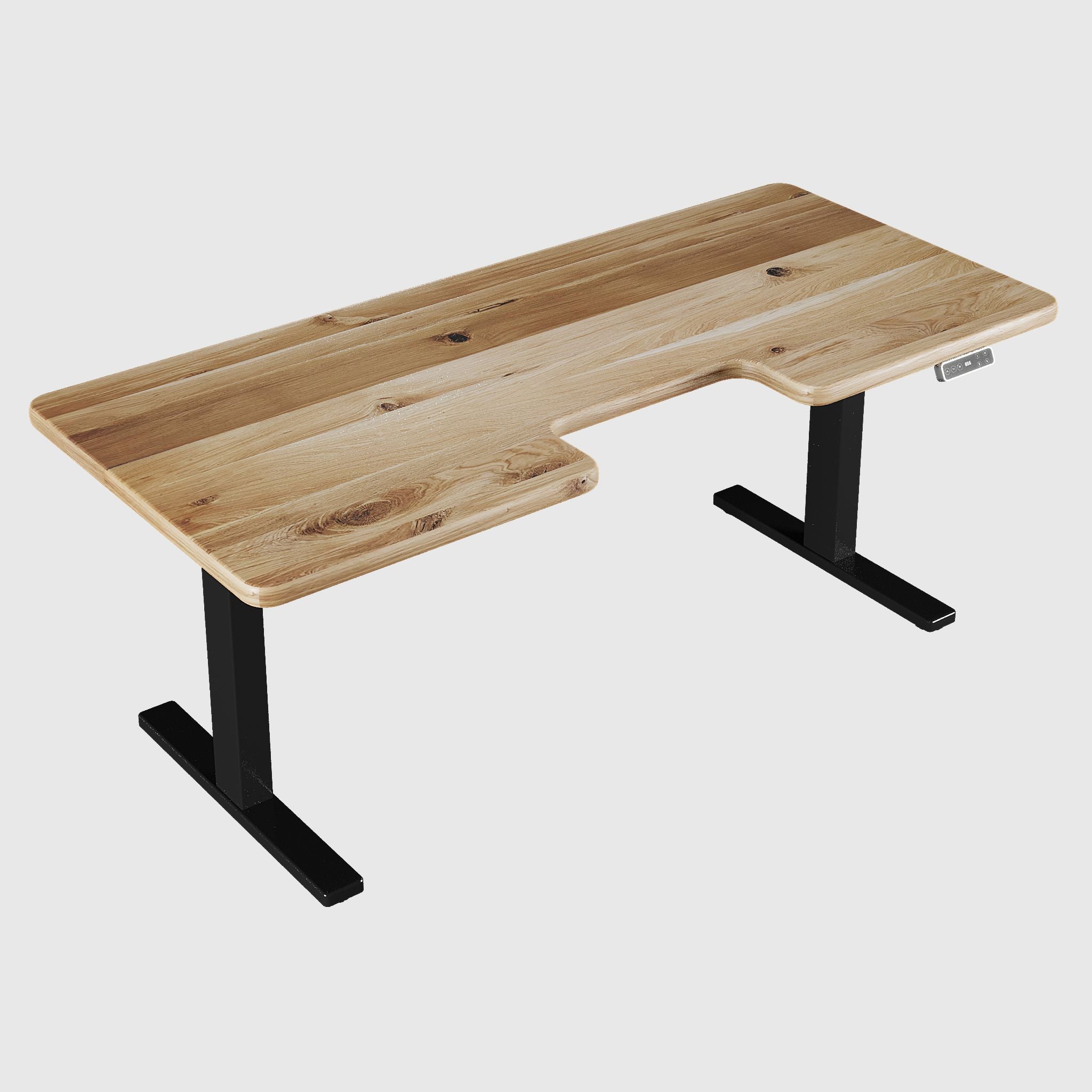 Стіл з регулюванням висоти BestFit Pro зі стільницею з натурального дерева 40 мм