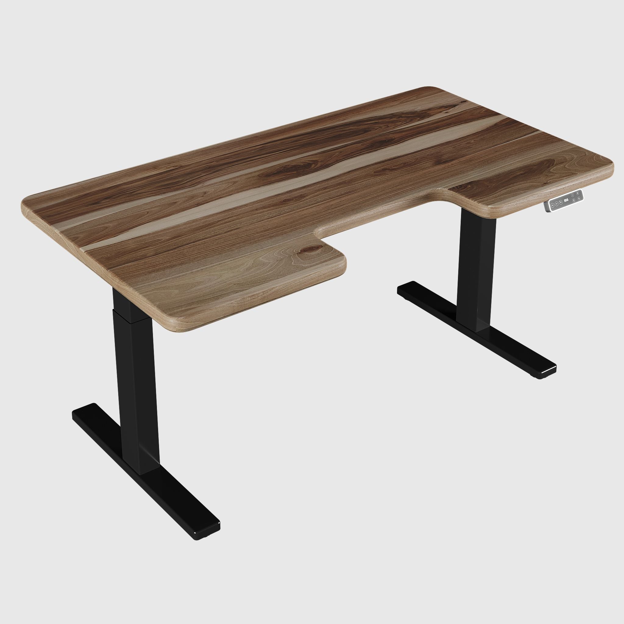 Стіл з регулюванням висоти BestFit Pro зі стільницею з натурального дерева 40 мм