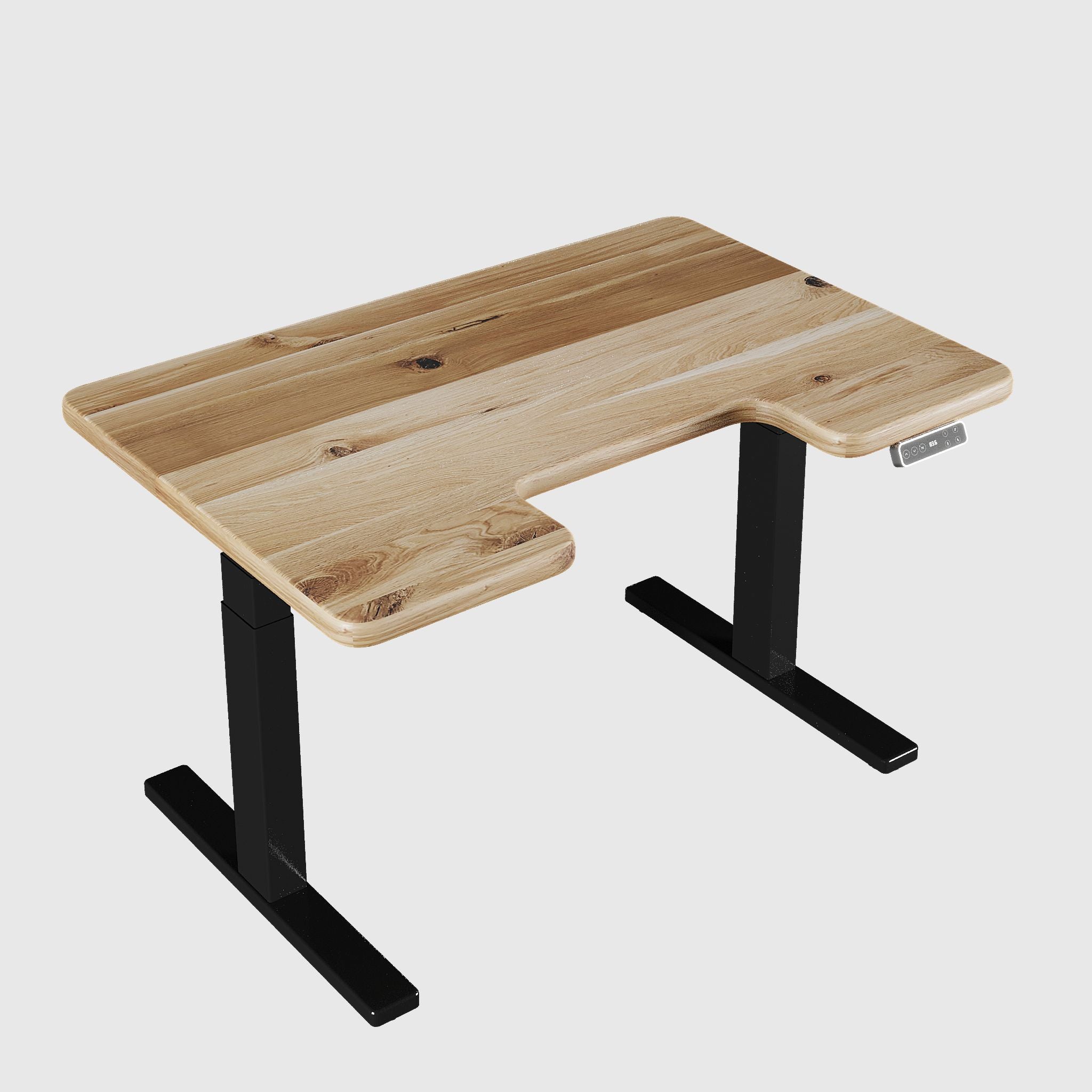 Стіл з регулюванням висоти BestFit Pro зі стільницею з натурального дерева 40 мм