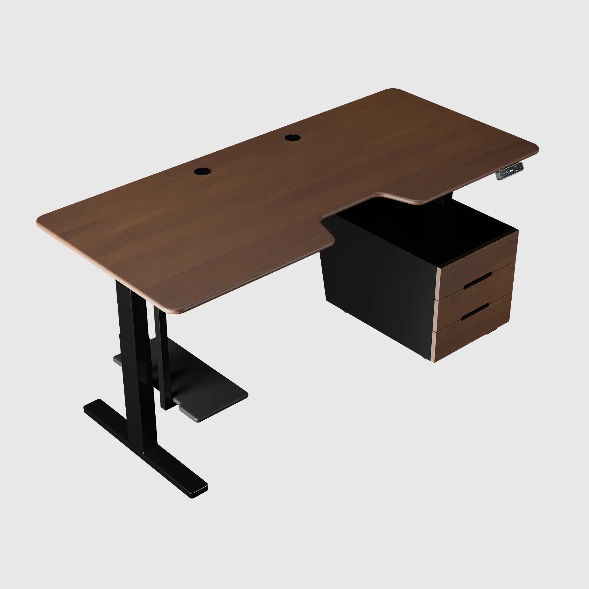 Стіл з регулюванням висоти BestFit Pro з підлоговими тумбами