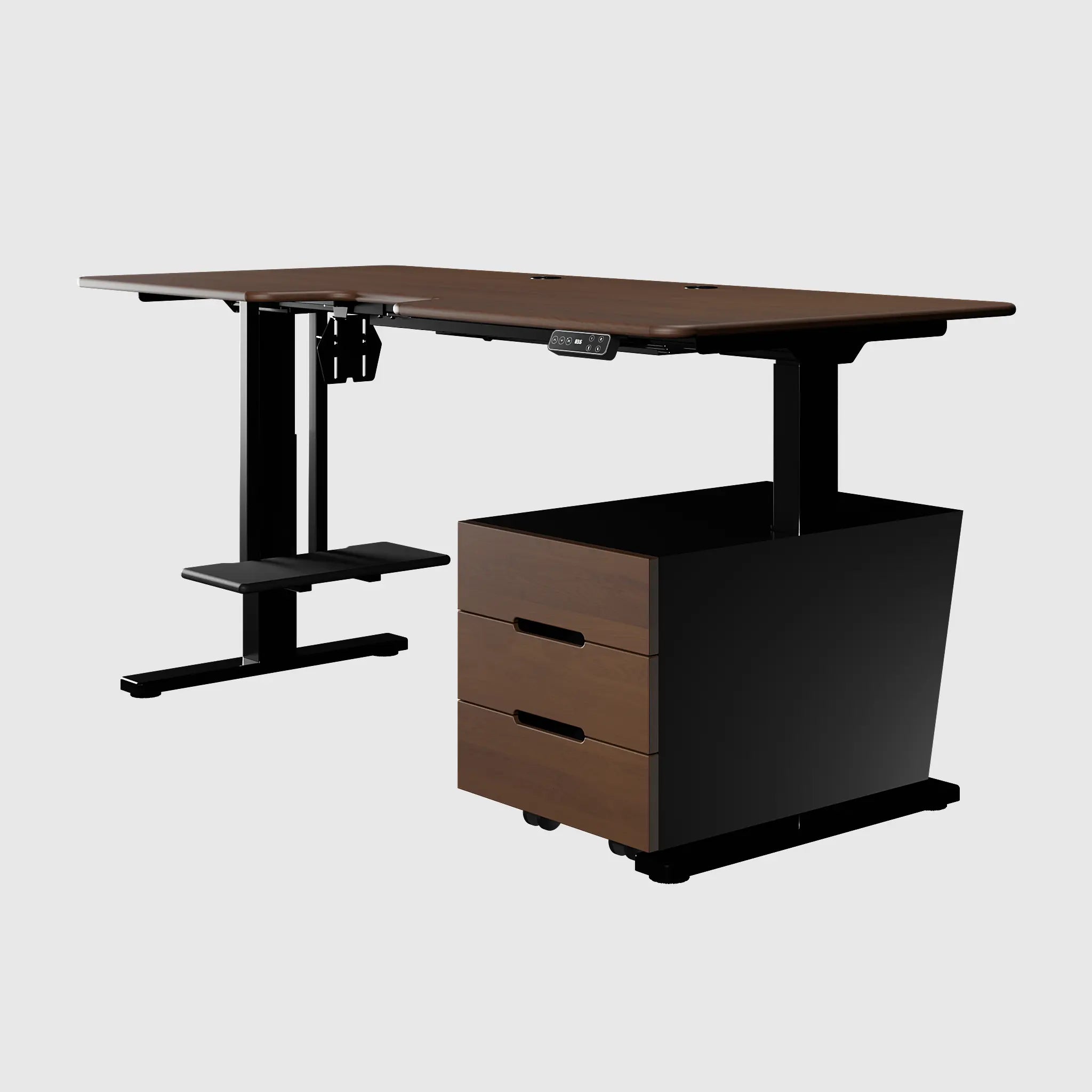 Стіл з регулюванням висоти BestFit Pro з підлоговими тумбами