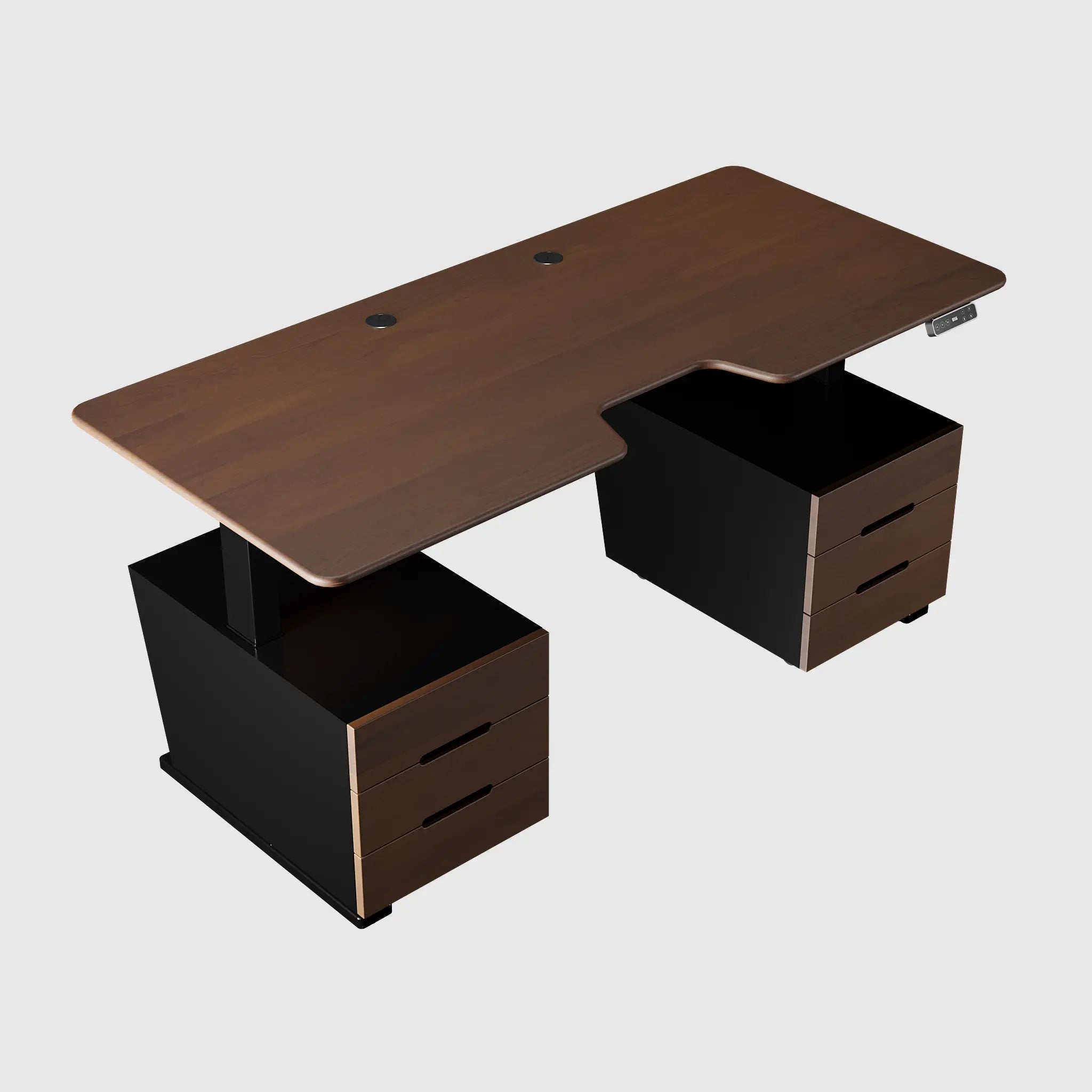 Стіл з регулюванням висоти BestFit Pro з підлоговими тумбами