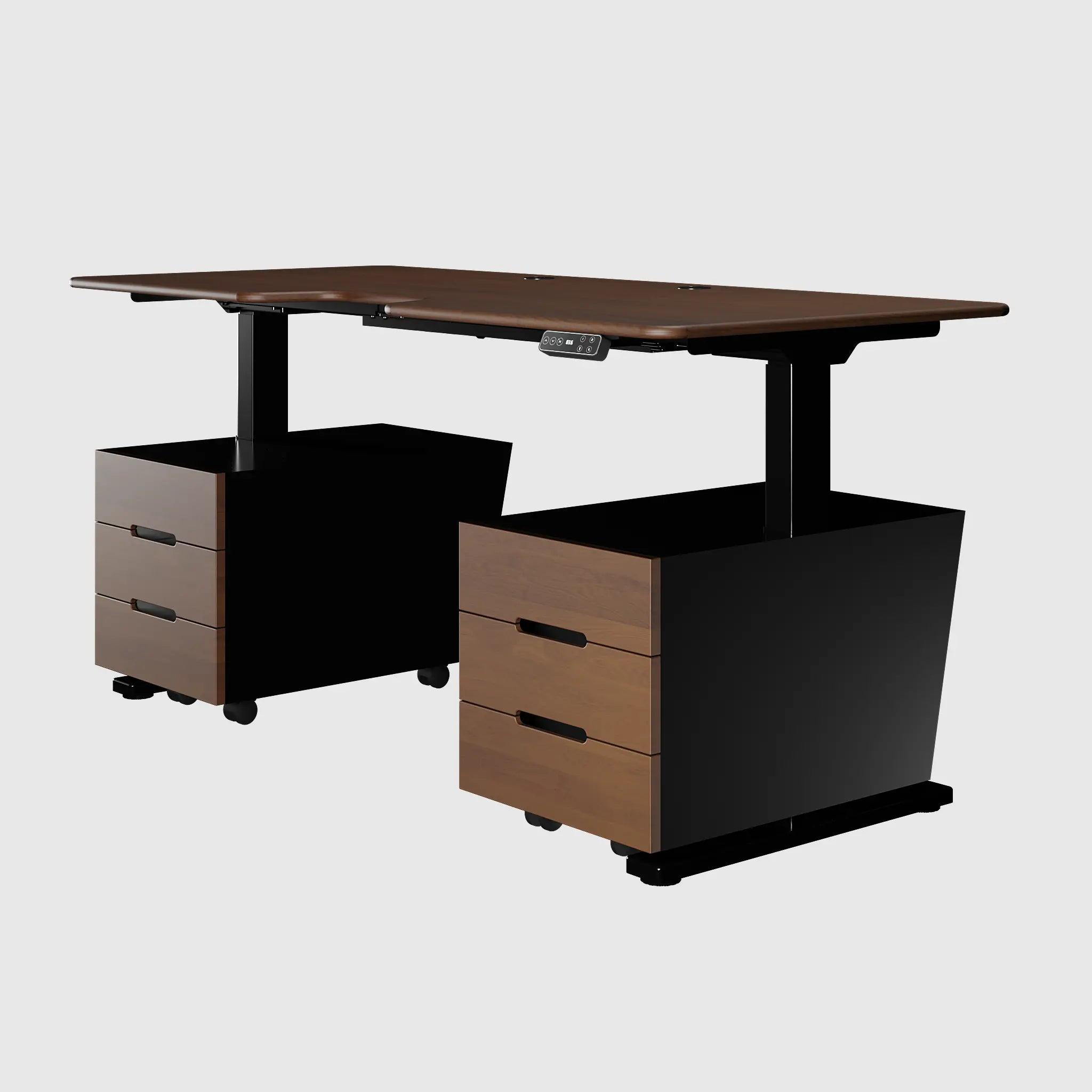 Стіл з регулюванням висоти BestFit Pro з підлоговими тумбами