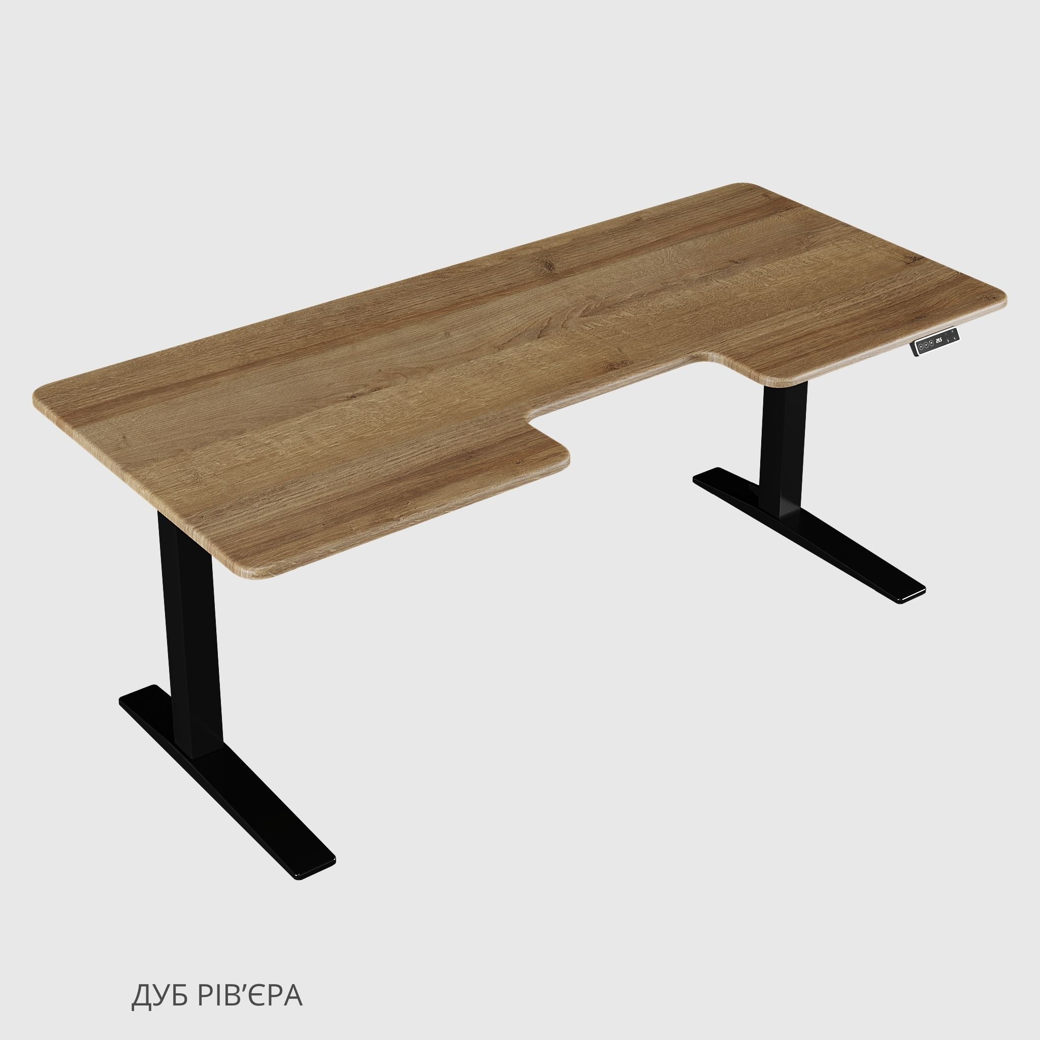 Стіл з регулюванням висоти для роботи стоячи та сидячи StreamLine з МДФ стільницею