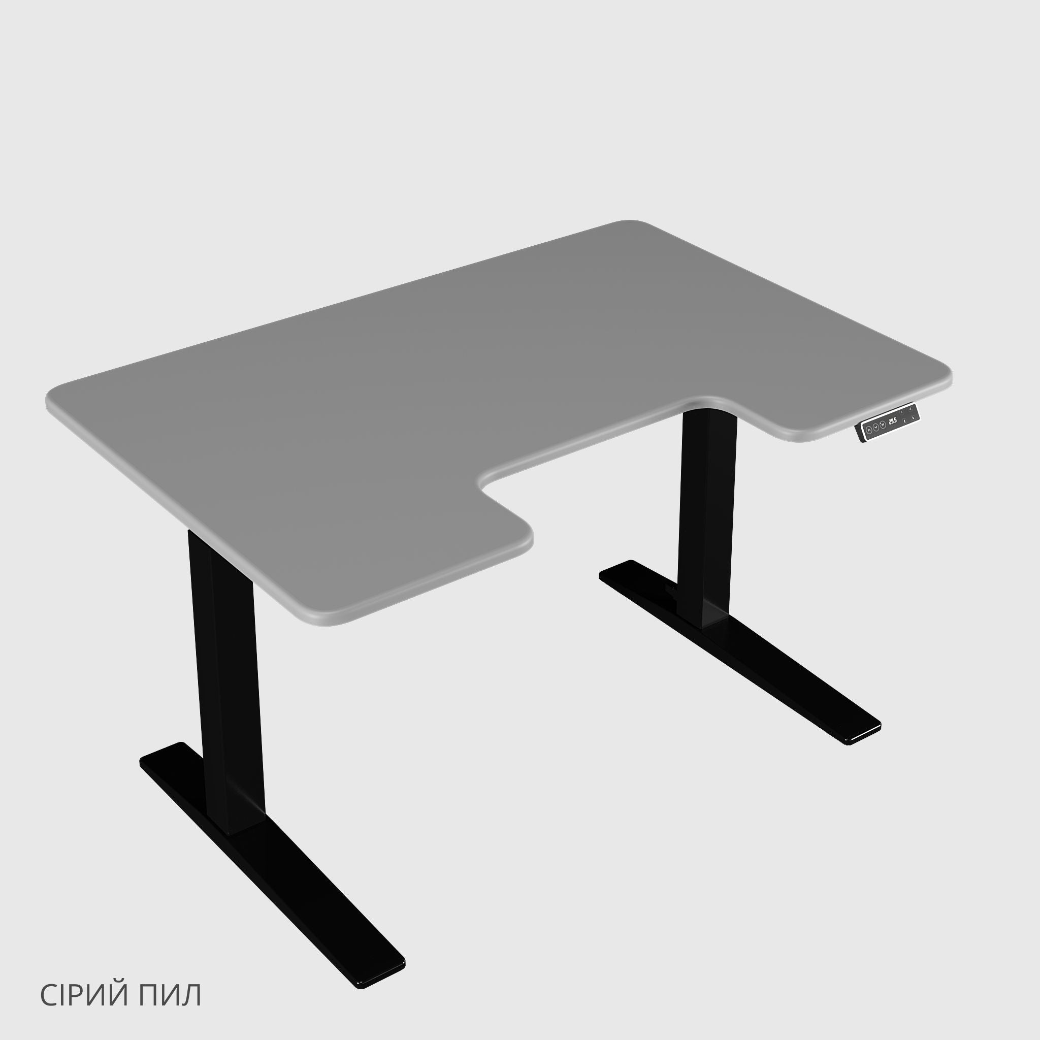Стіл з регулюванням висоти для роботи стоячи та сидячи StreamLine з МДФ стільницею