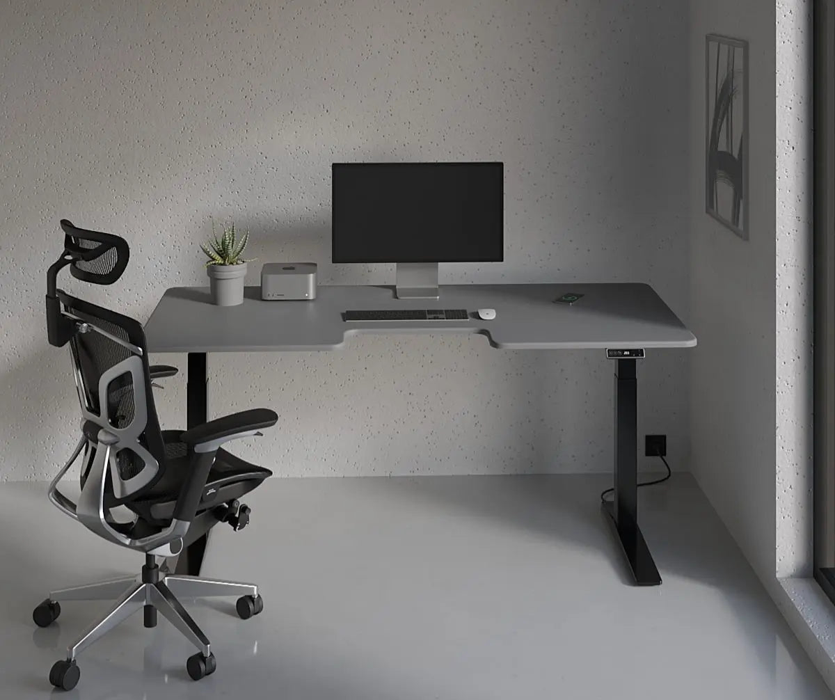 Стіл з регулюванням висоти для роботи стоячи та сидячи StreamLine з МДФ стільницею