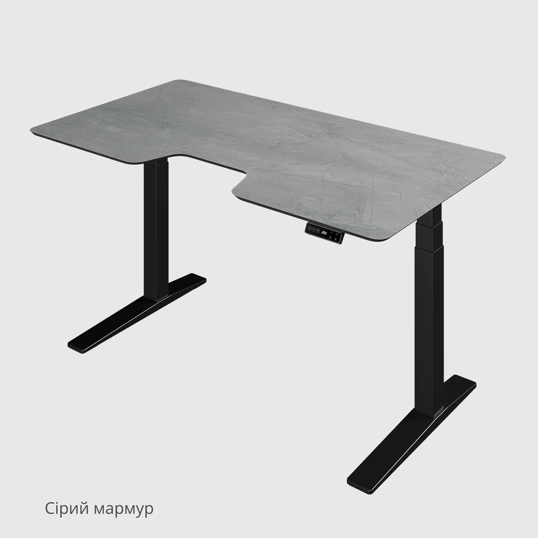 Стіл з регулюванням висоти Streamline зі стільницею з HPL компакт плити 12 мм