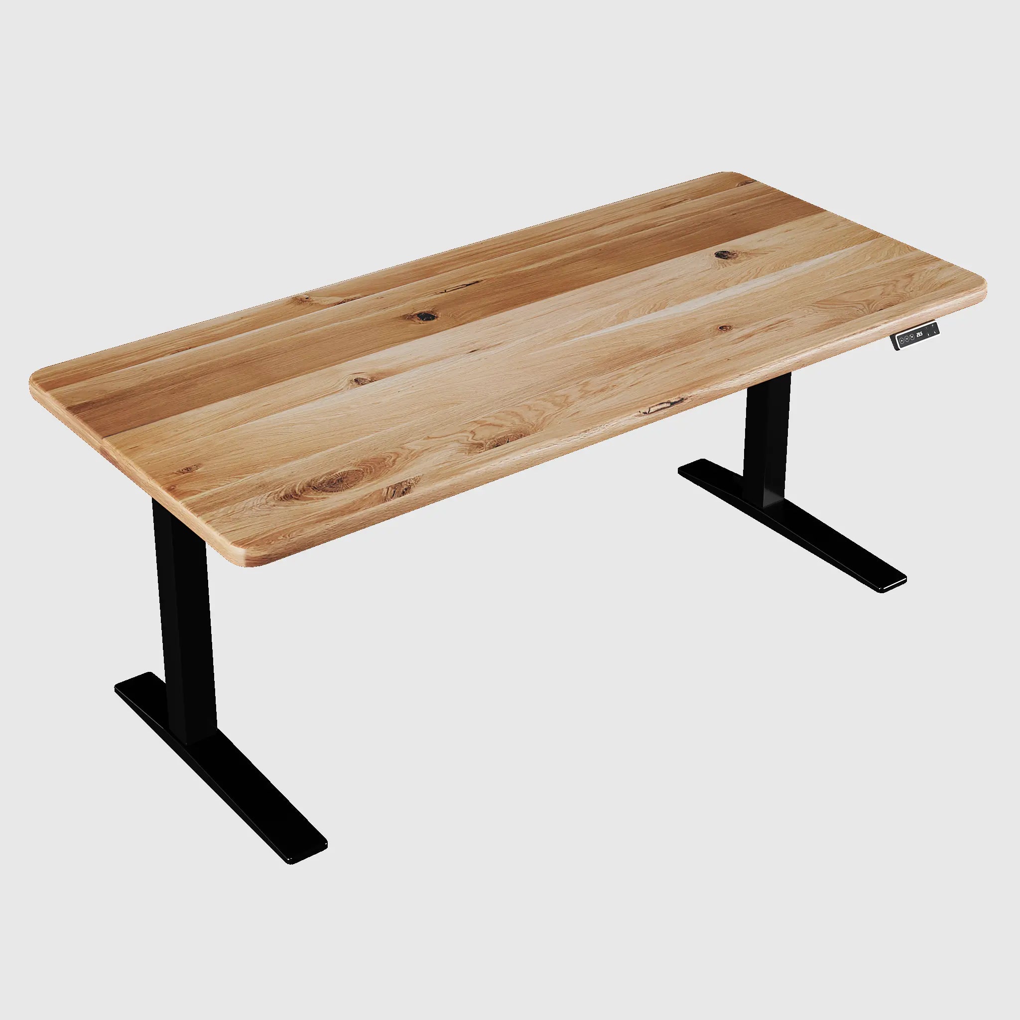 Стіл з регулюванням висоти Streamline з масивною дерев’яною стільницею 40 мм
