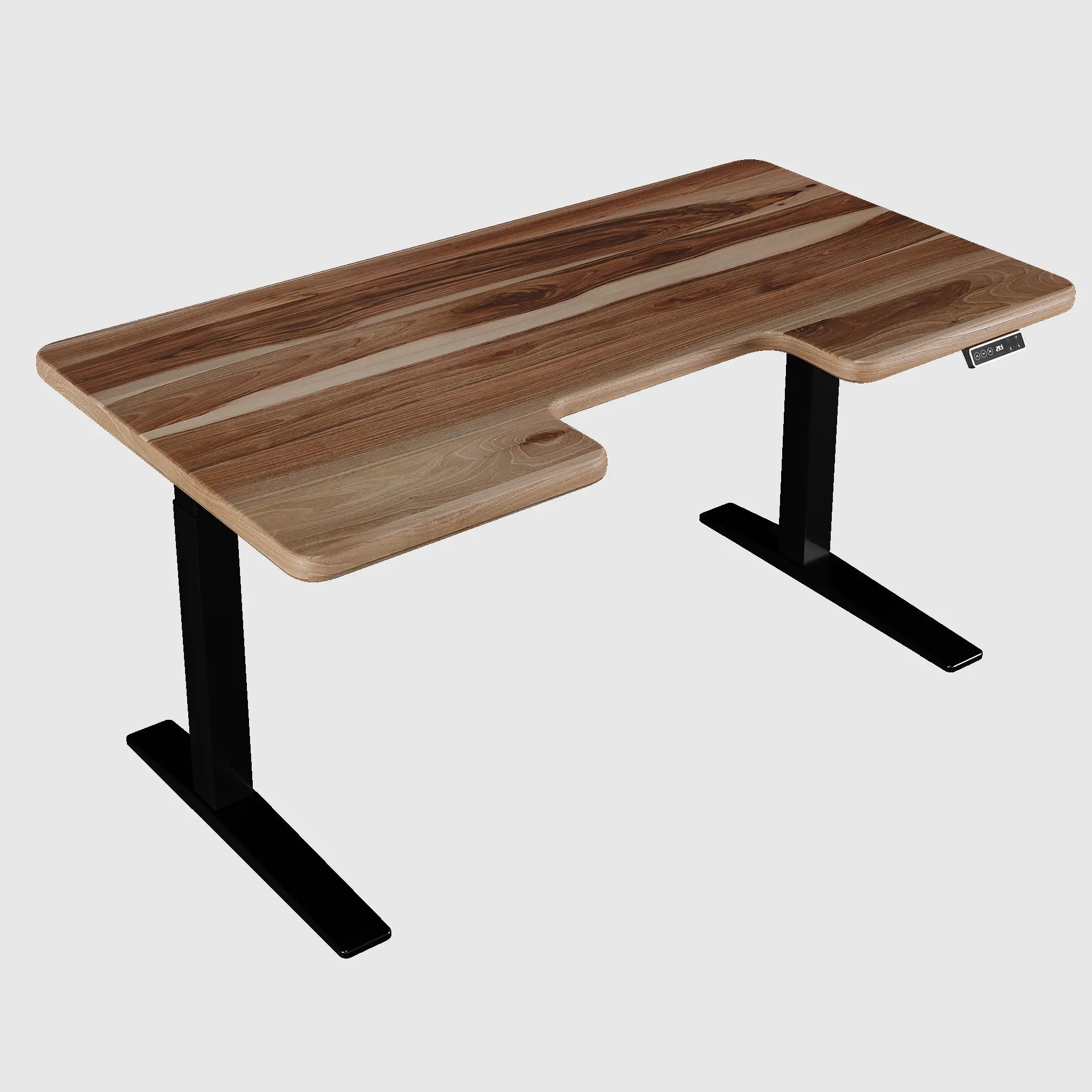 Стіл з регулюванням висоти Streamline з масивною дерев’яною стільницею 40 мм