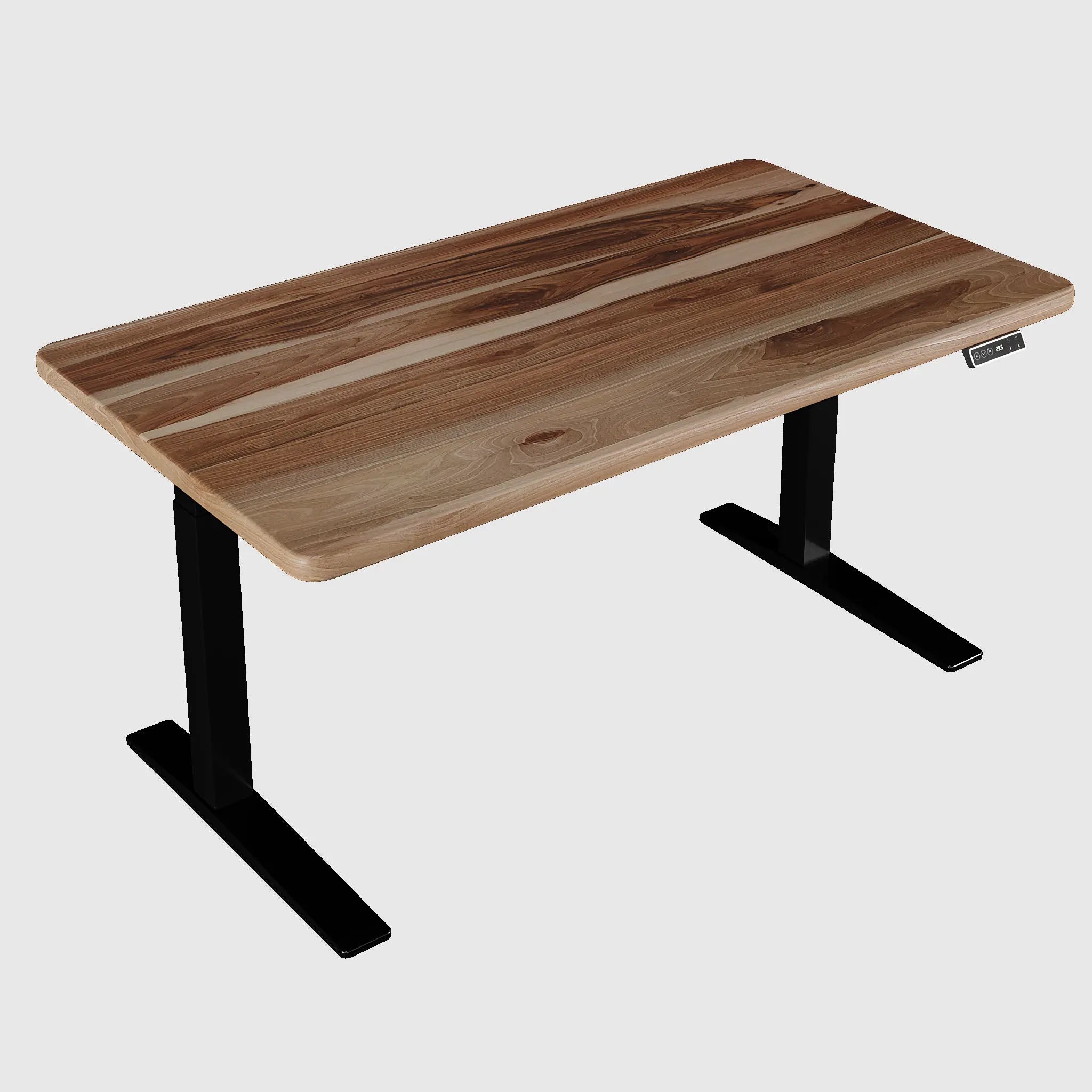 Стіл з регулюванням висоти Streamline з масивною дерев’яною стільницею 40 мм