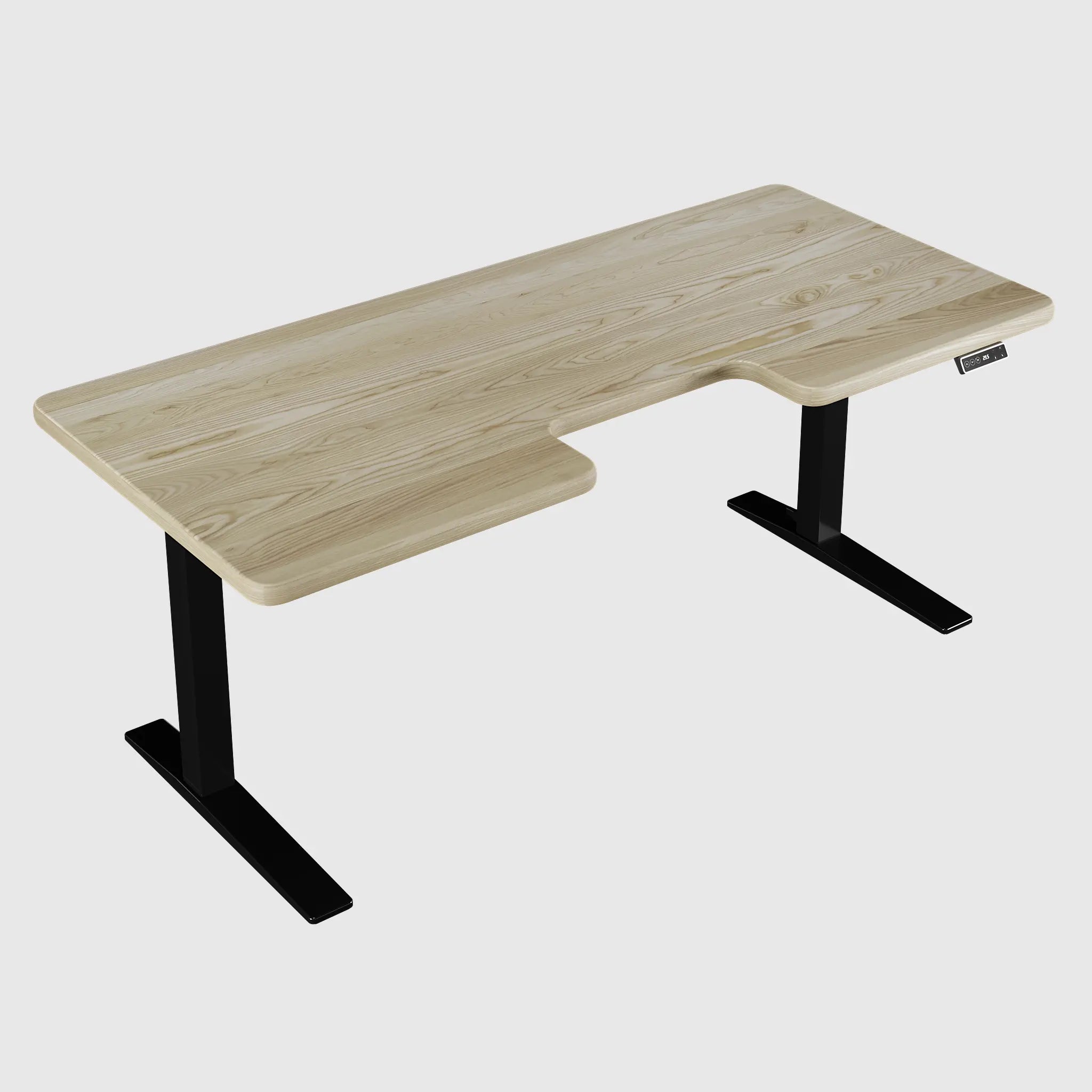 Стіл з регулюванням висоти Streamline з масивною дерев’яною стільницею 40 мм