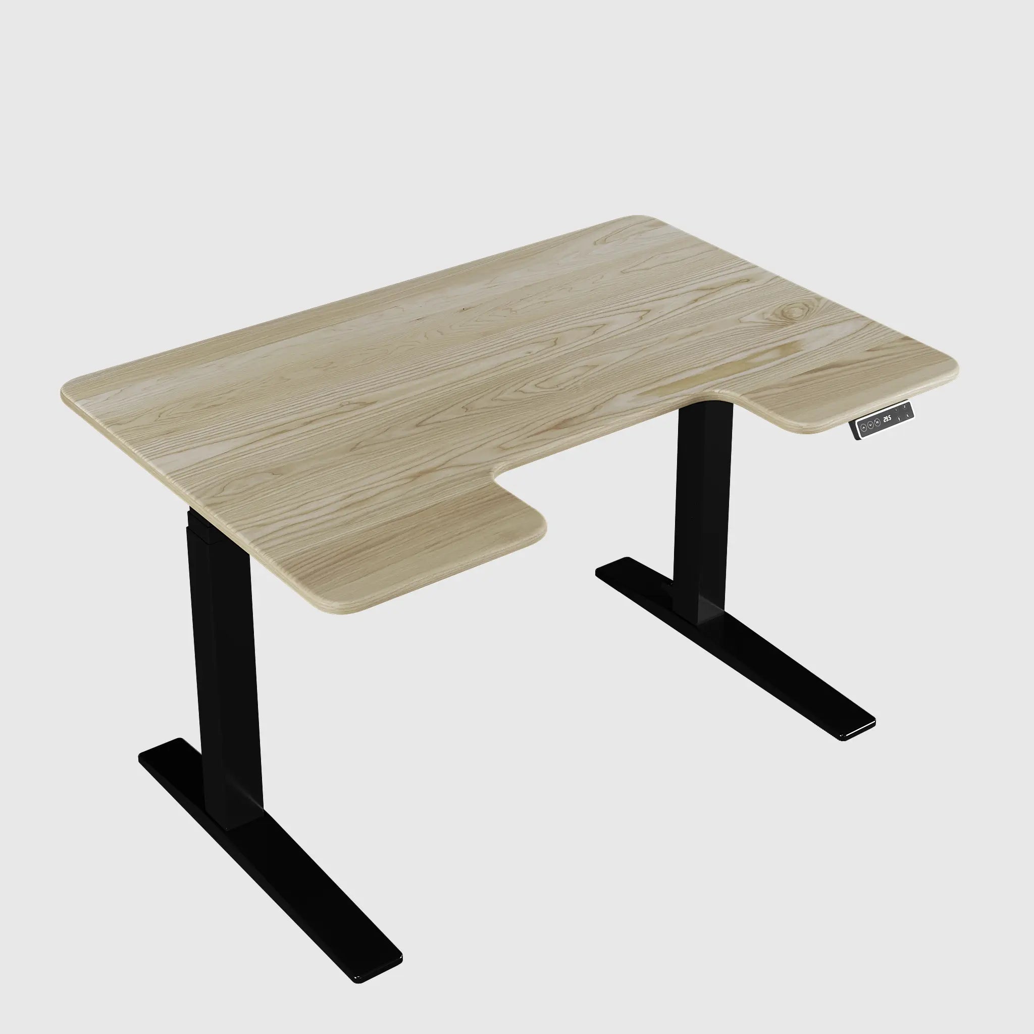 Стіл з регулюванням висоти Streamline зі стільницею з натурального дерева