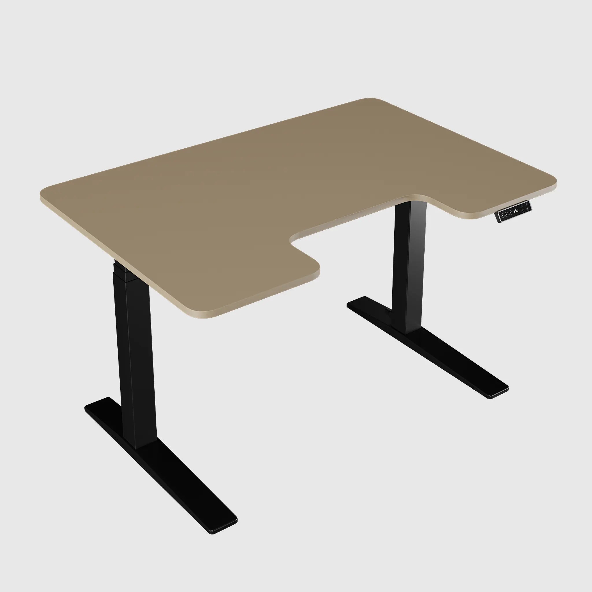 Стіл з регулюванням висоти StreanLine з ДСП стільницею з ергономічним вирізом