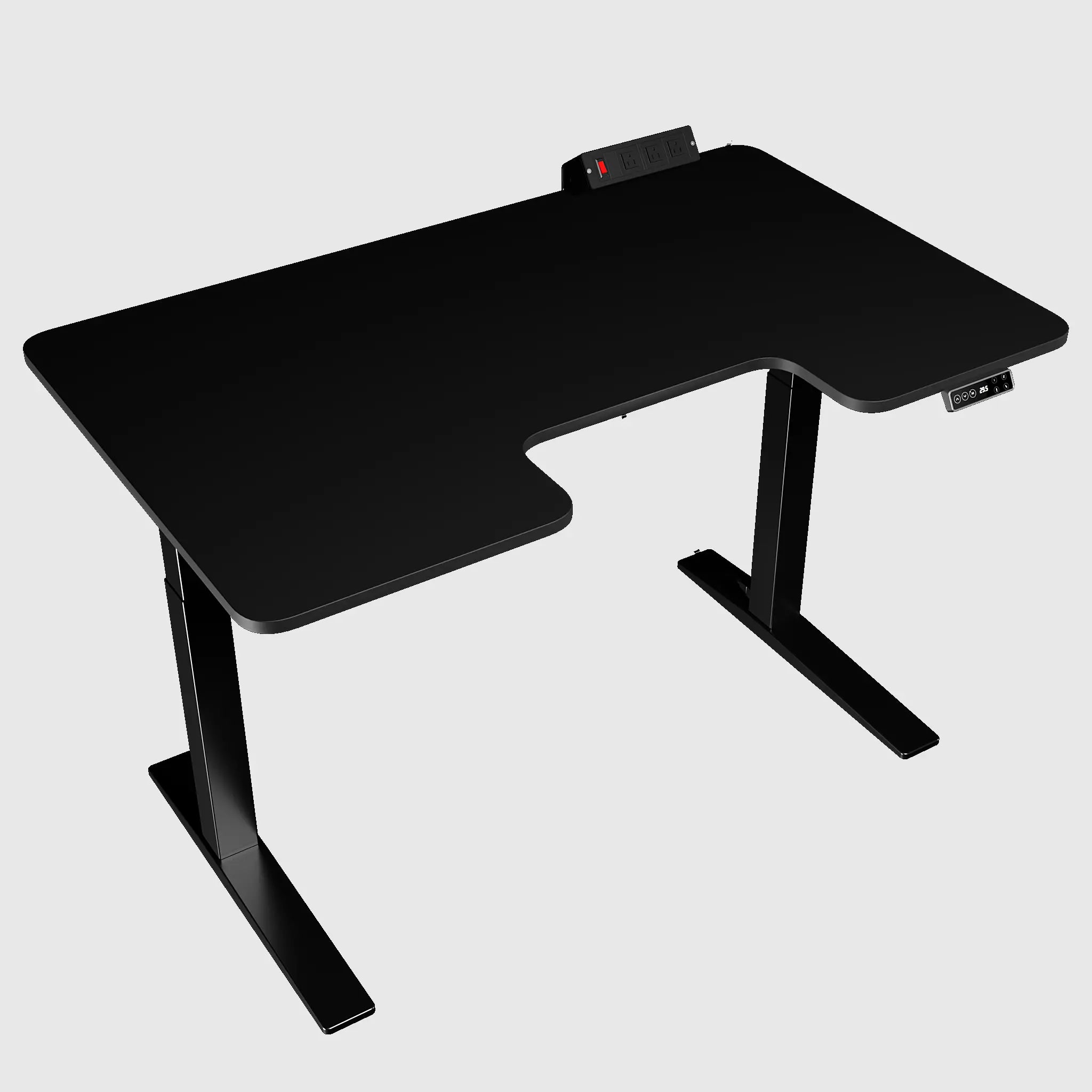 Стіл з регулюванням висоти StreanLine з ДСП стільницею з ергономічним вирізом