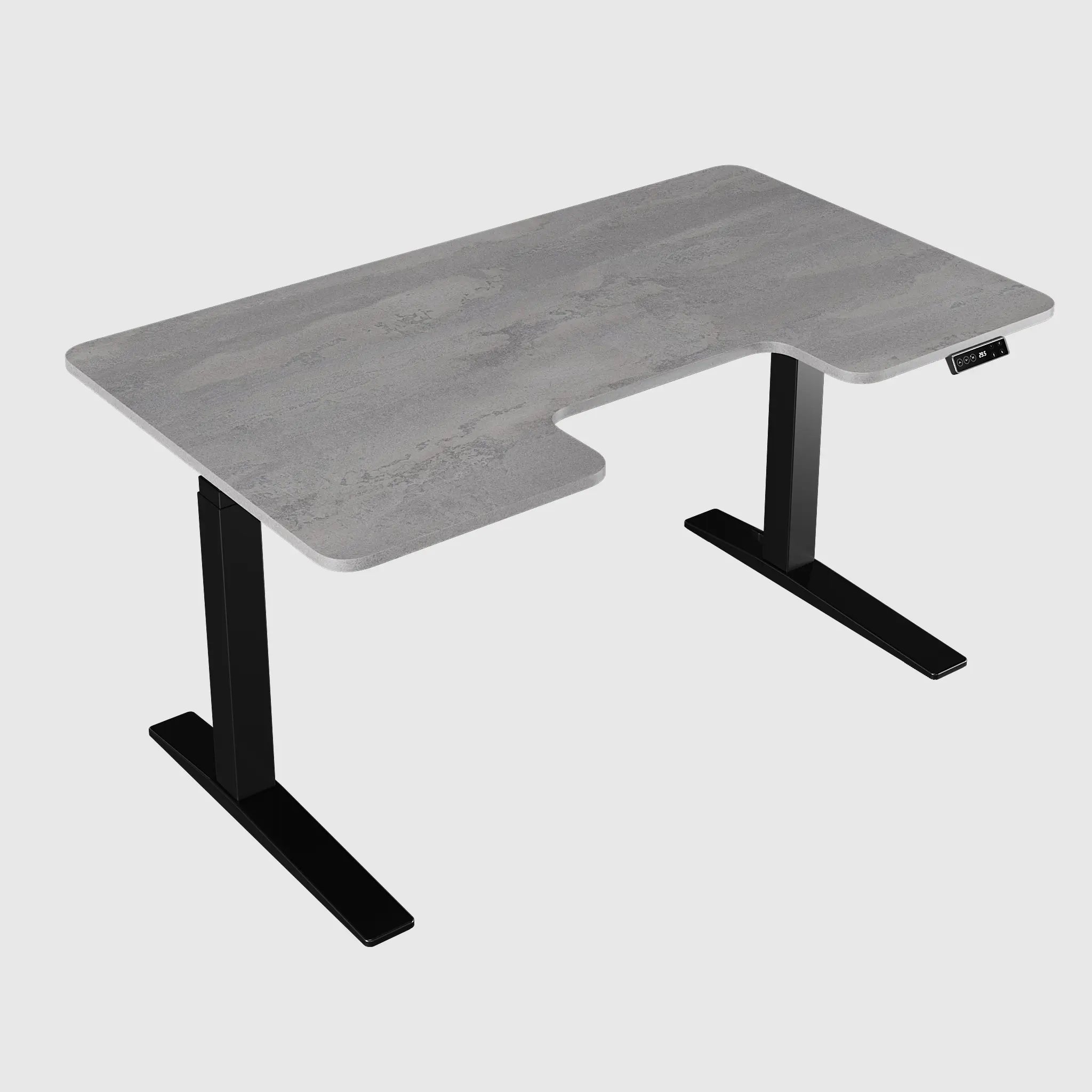 Стіл з регулюванням висоти StreanLine з ДСП стільницею з ергономічним вирізом