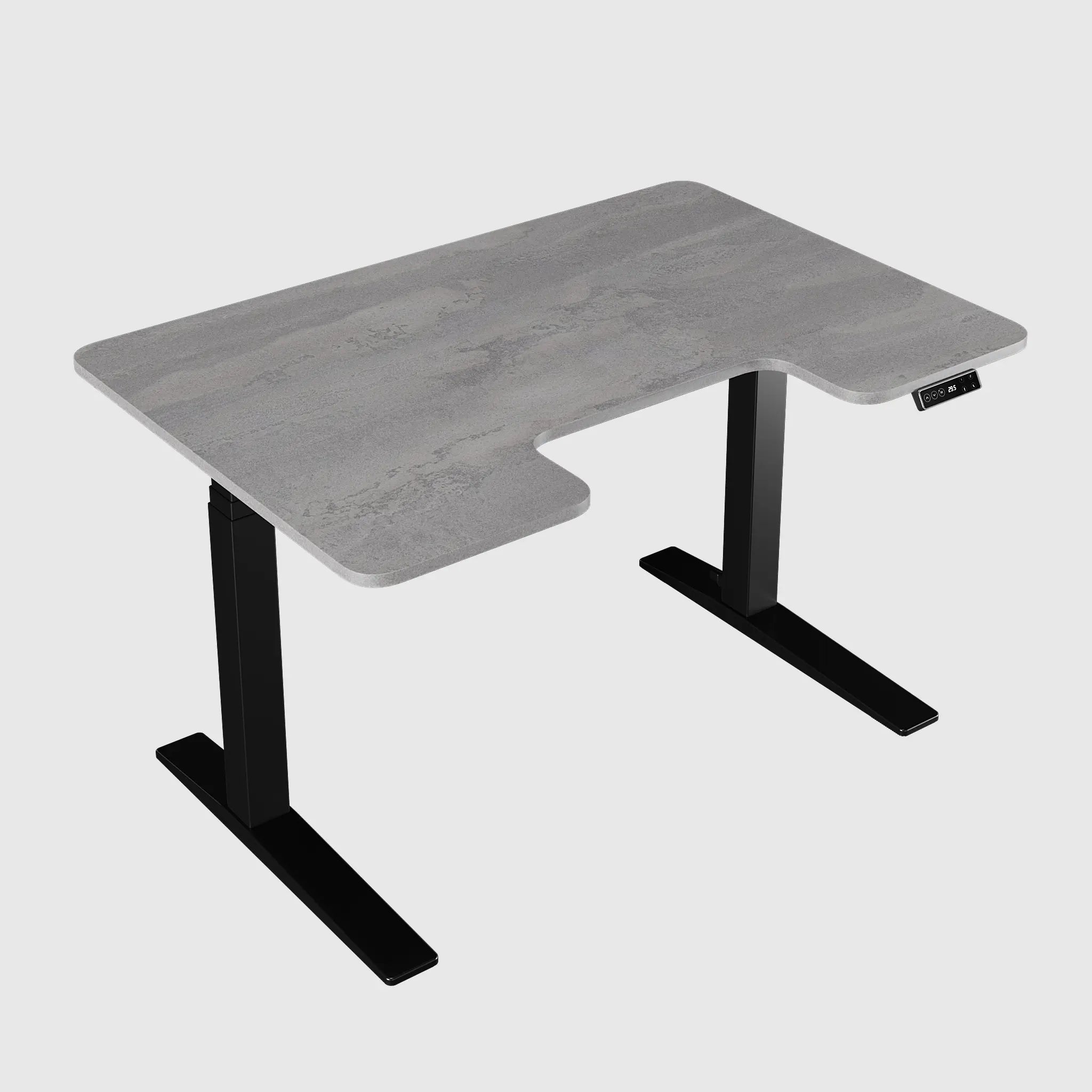 Стіл з регулюванням висоти StreanLine з ДСП стільницею з ергономічним вирізом