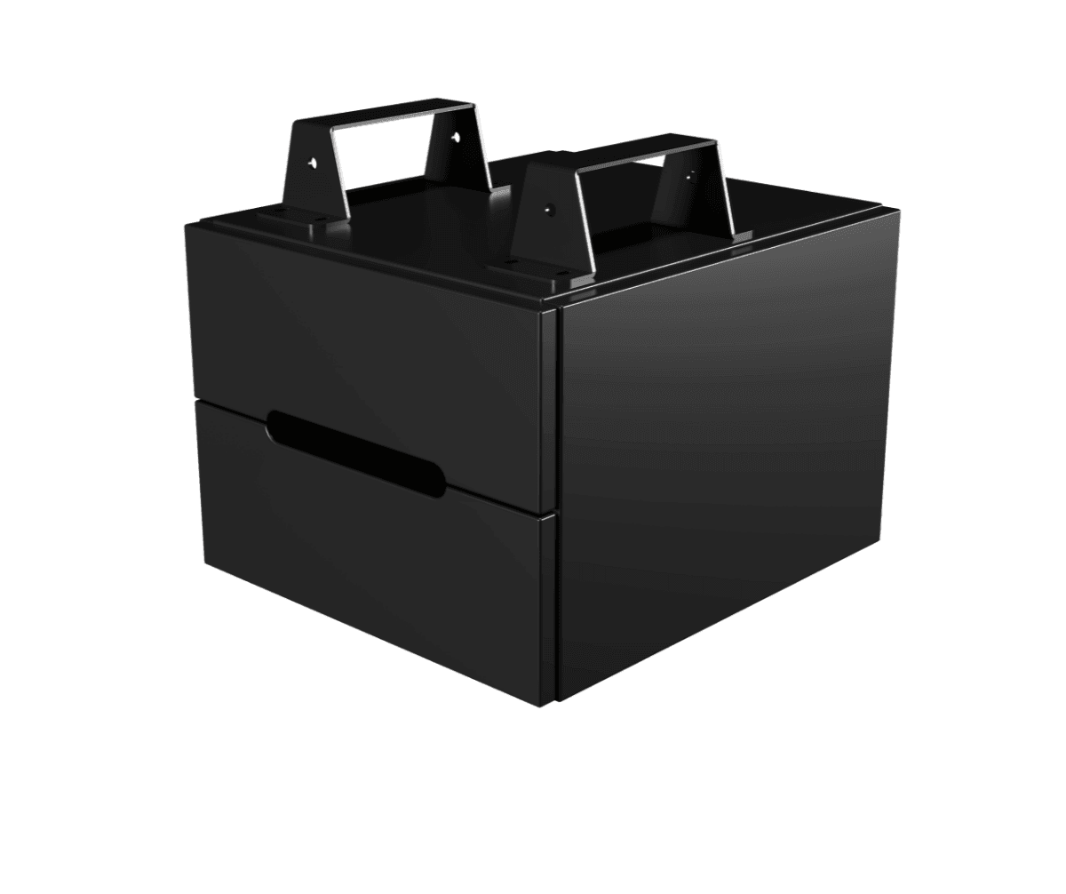 Підвісна тумба на 2 шухляди для столу з регулюванням висоти - TEHNOTABLE