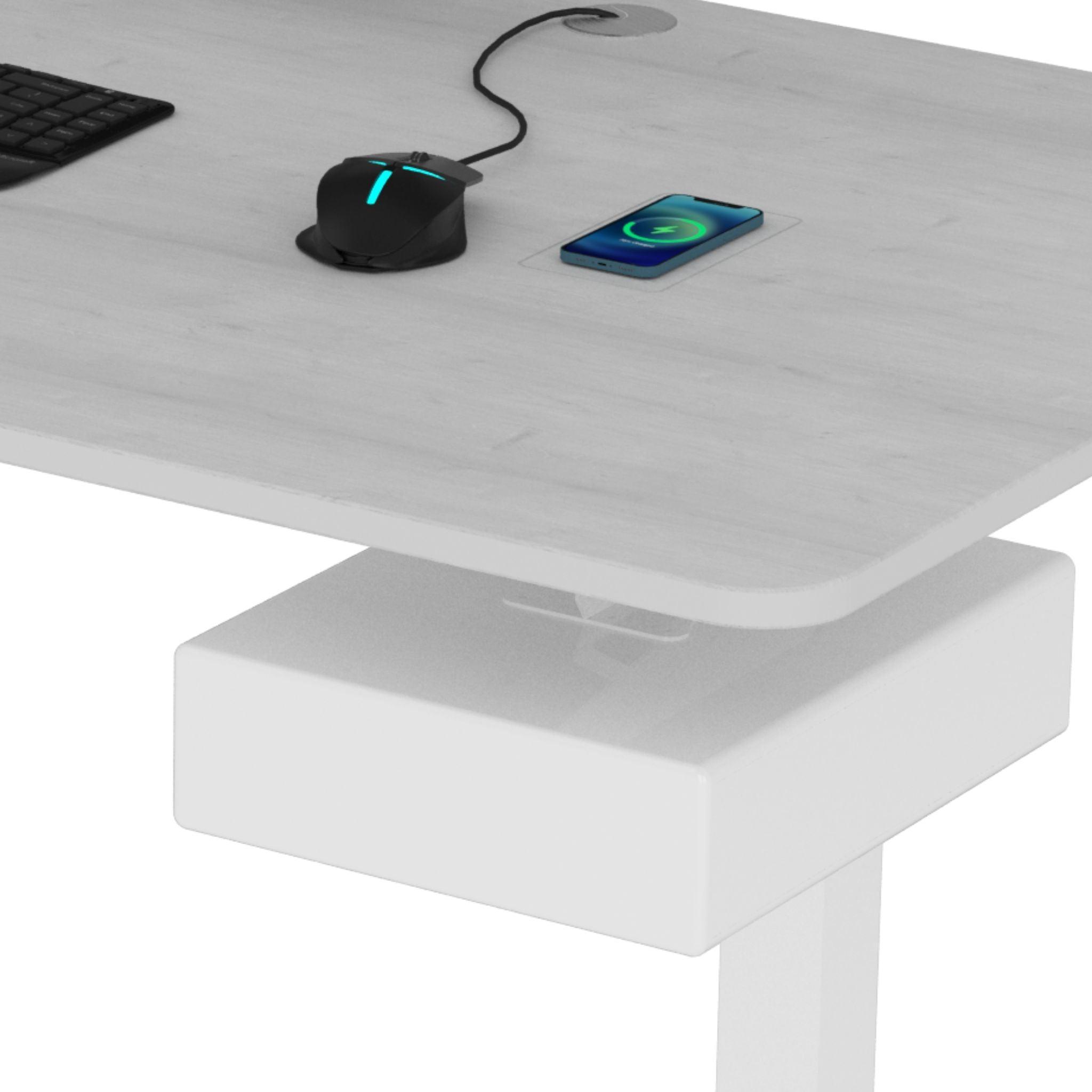 Бездротова зарядка вбудована в стільницю - TEHNOTABLE