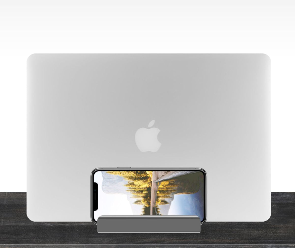 Вертикальна алюмінієва підставка для ноутбука з пасивним охолодженням