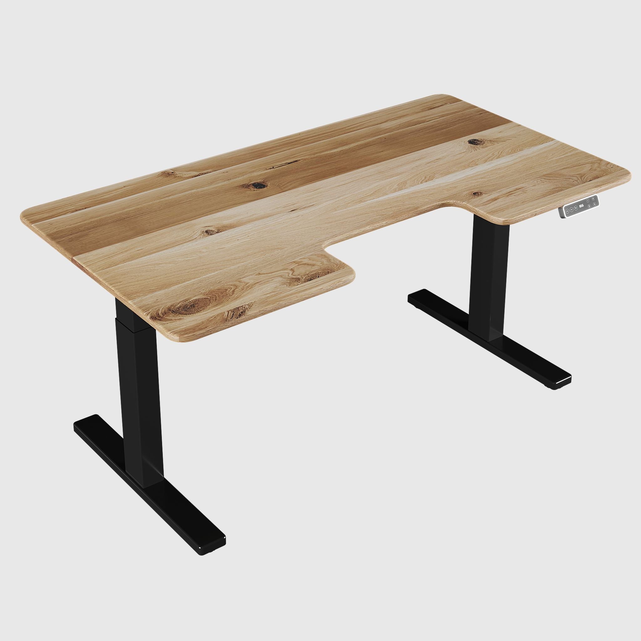 Стіл з регулюванням висоти BestFit Pro зі стільницею з натурального дерева 20 мм