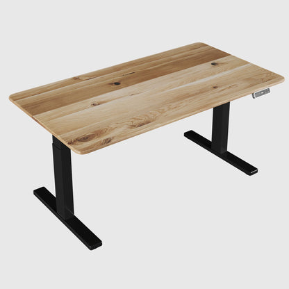 Стіл з регулюванням висоти BestFit Pro зі стільницею з натурального дерева 20 мм