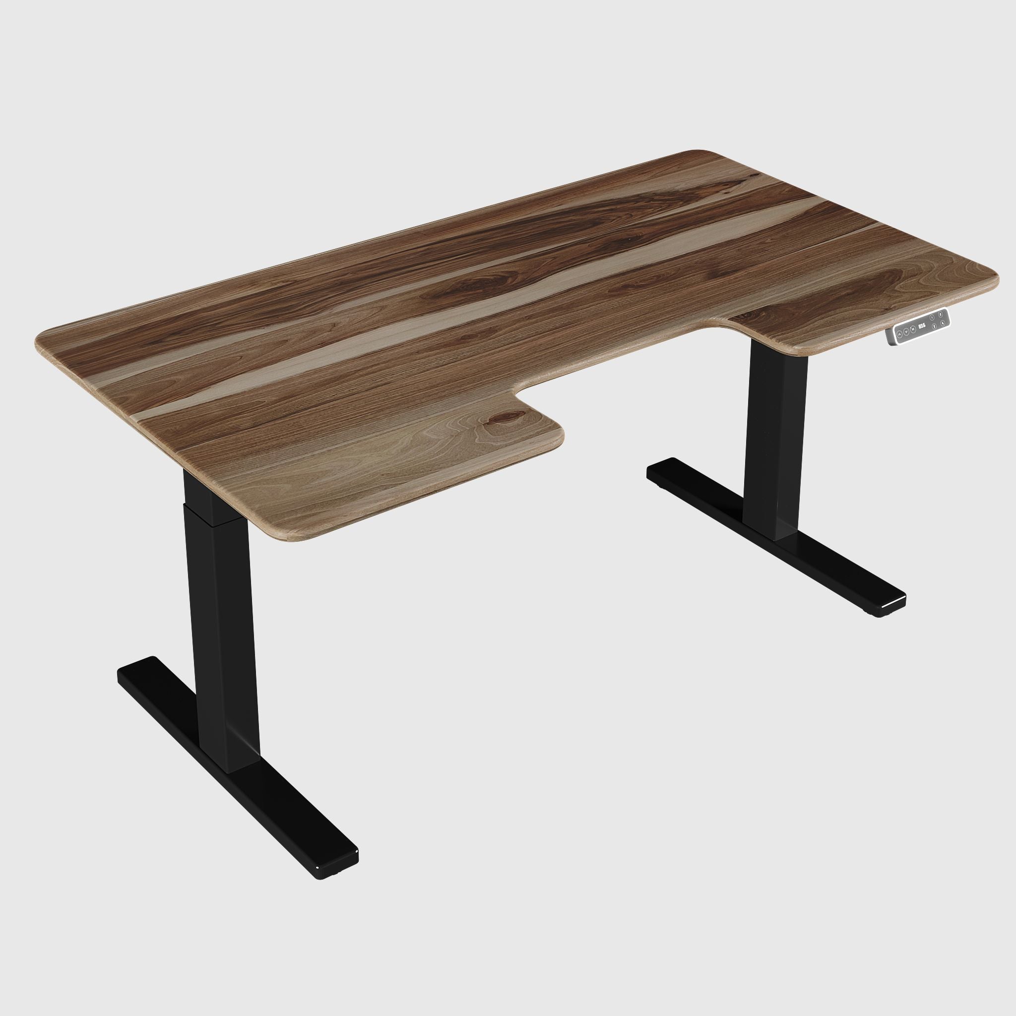 Стіл з регулюванням висоти BestFit Pro зі стільницею з натурального дерева 20 мм