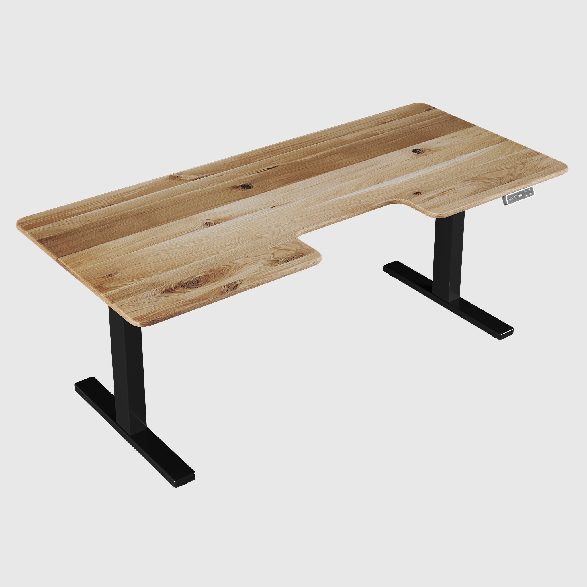 Стіл з регулюванням висоти BestFit Pro зі стільницею з натурального дерева 20 мм