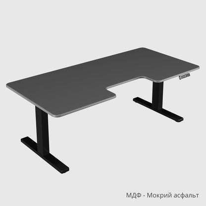 Двомоторний стіл з регулюванням висоти BESTFIT PRO з МДФ стільницею