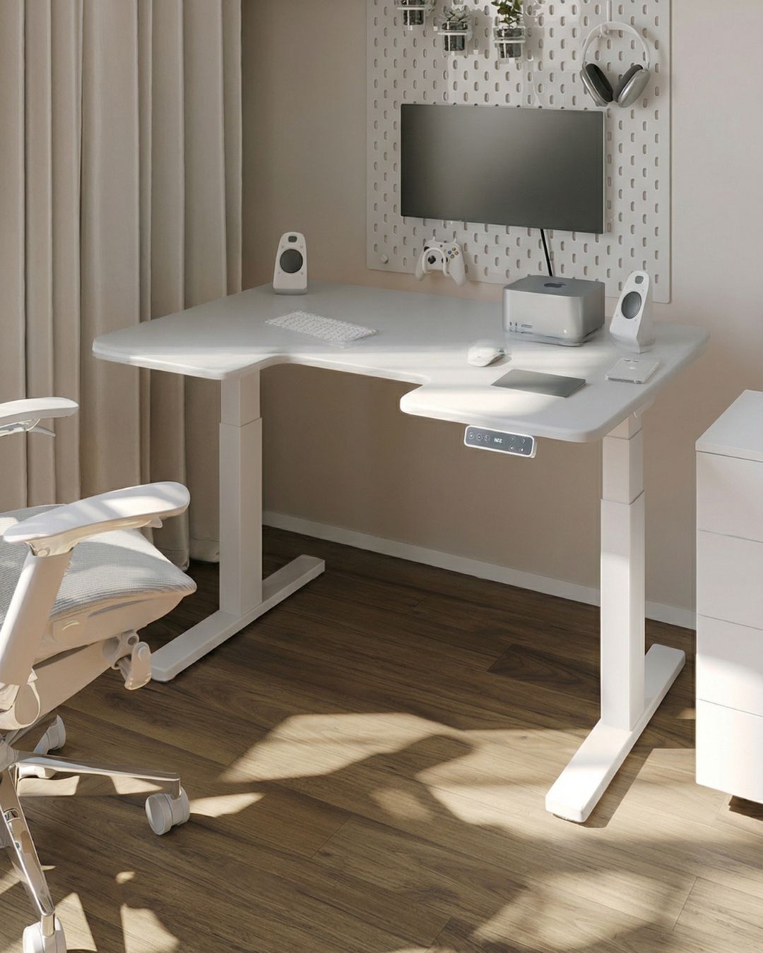 Стіл з регулюванням висоти BestFit Pro – робоче місце з МДФ стільницею