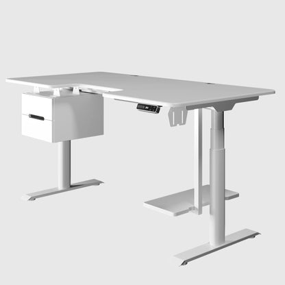 Ергономічний стіл Duoergo з модульним ящиками та полицею під ПК