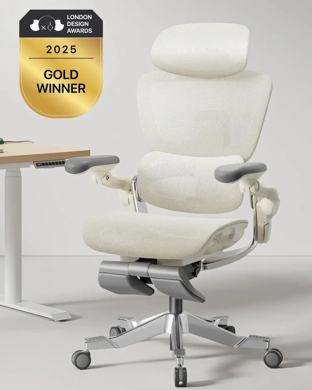 Ергономічне комп’ютерне крісло HINOMI H2 Pro з підставкою для ніг