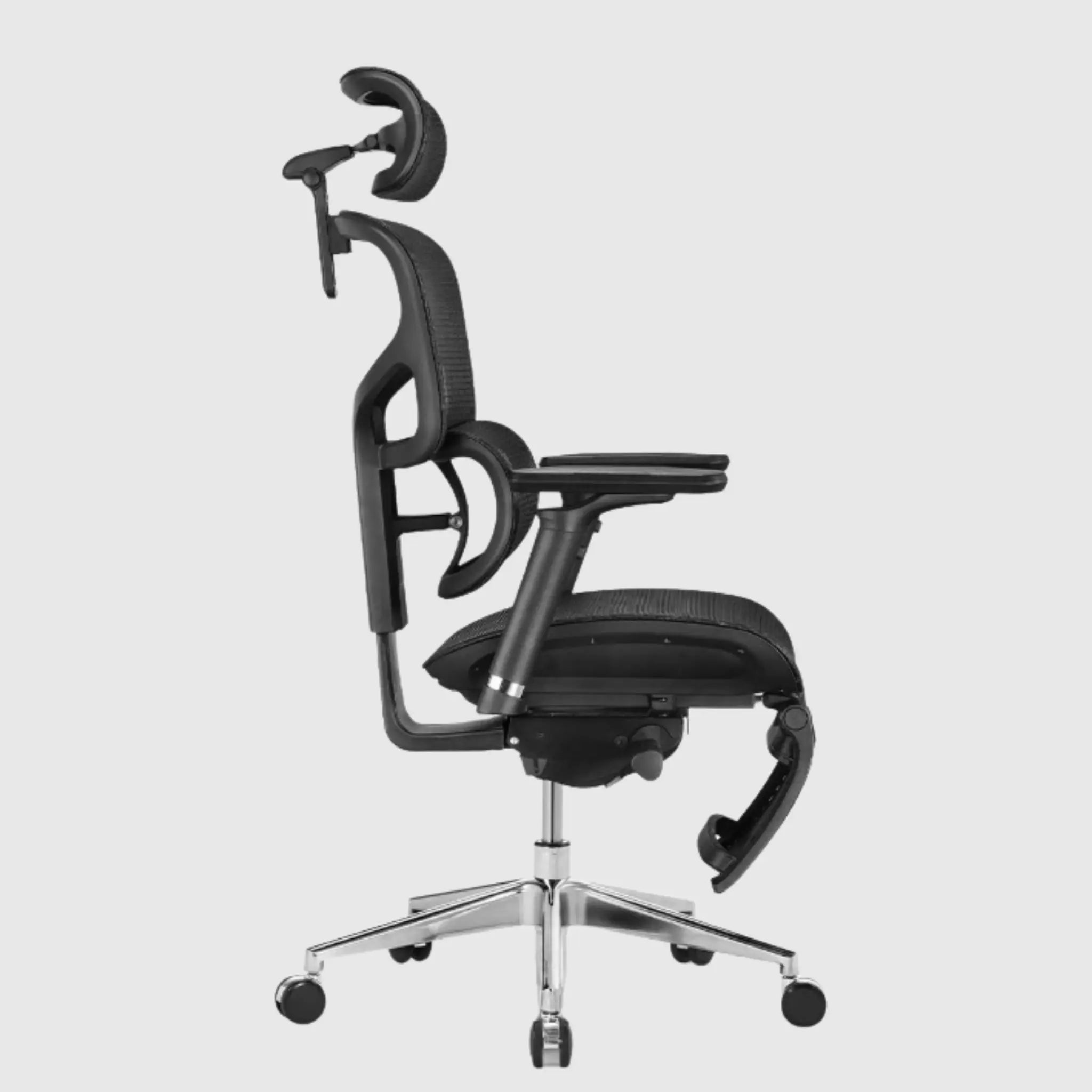 Ергономічне офісне крісло HOOKAY SAIL 2 BLACK з підставкою для ніг та підтримкою спини