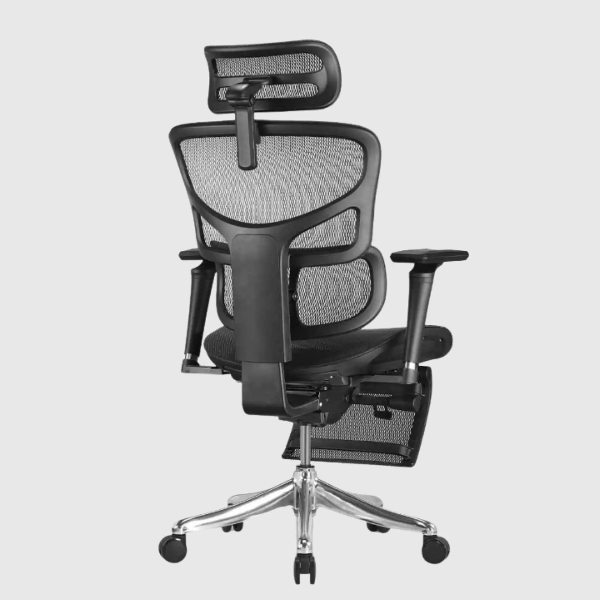 Ергономічне офісне крісло HOOKAY SAIL 2 BLACK з підставкою для ніг та підтримкою спини