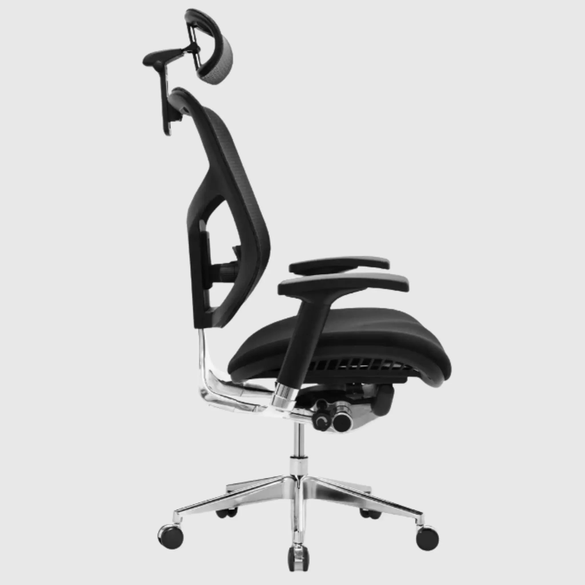 Ергономічне офісне крісло HOOKAY STAR 2 BLACK з тканинним сидінням для роботи за комп’ютером