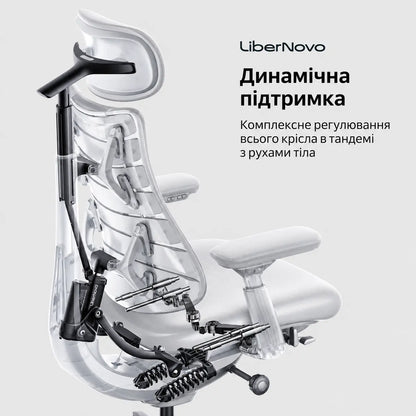 Синхронний механізм гойдання крісла LiberNovo Omni Pro Graphite