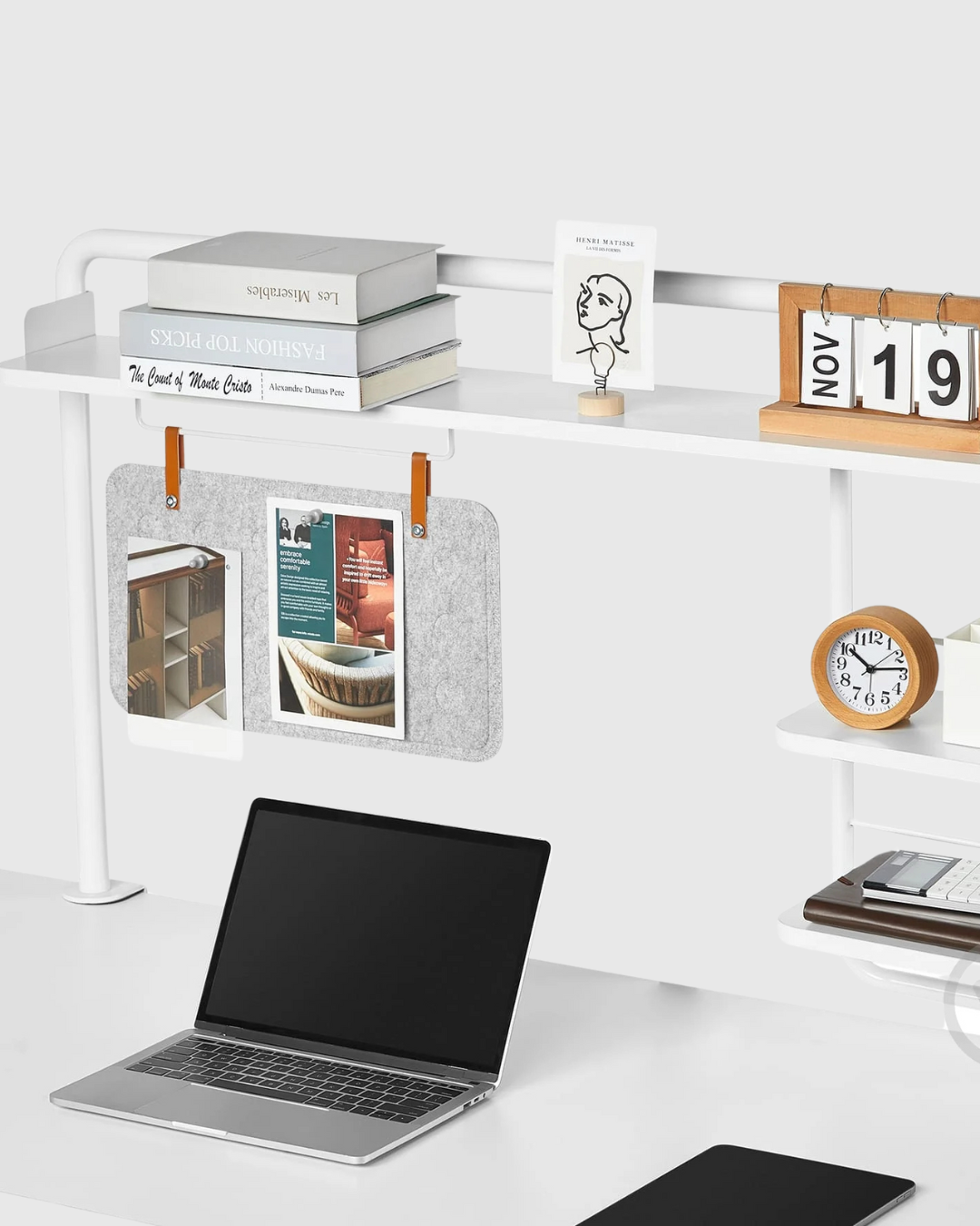 Настільний органайзер з полицею для аксесуарів