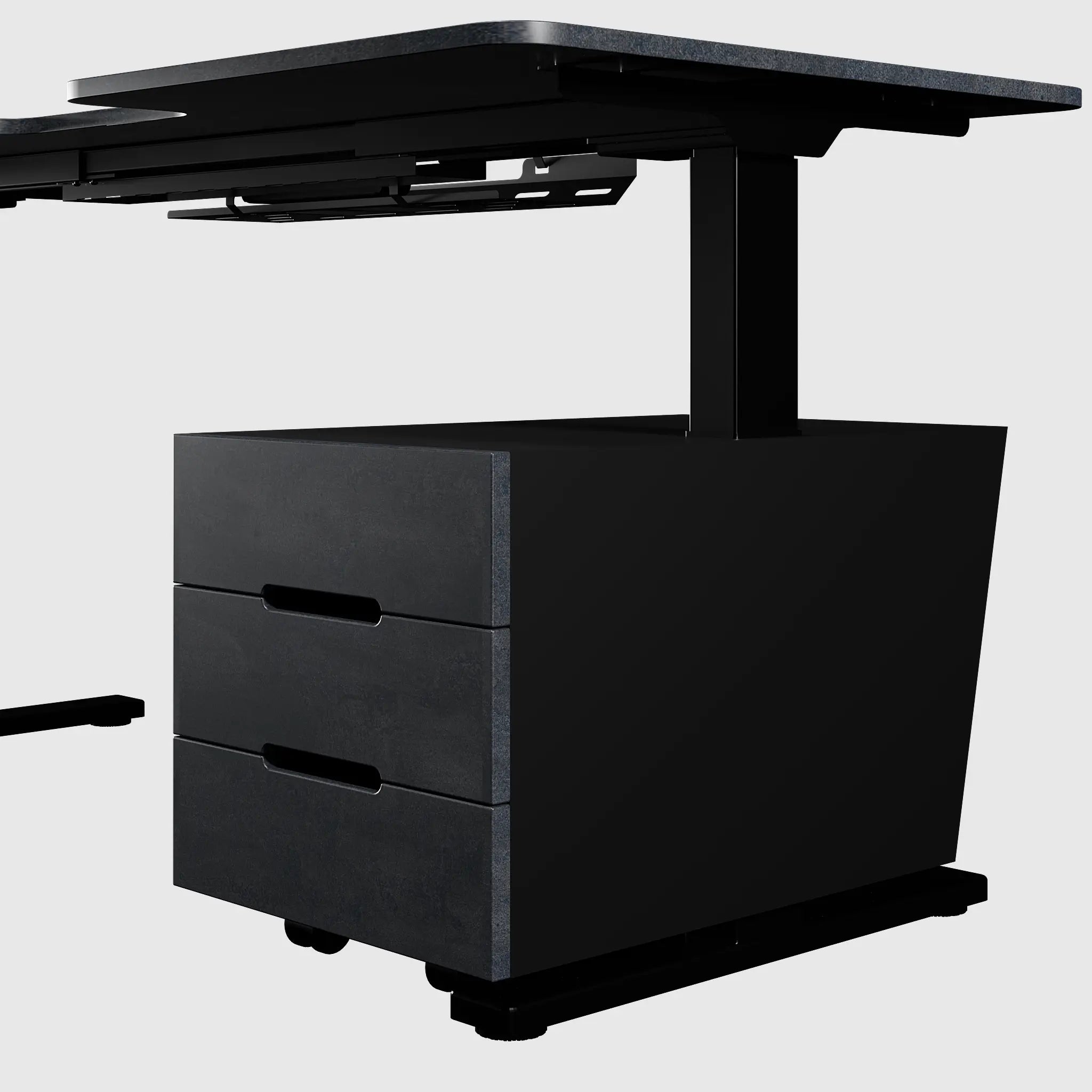 Підлогова тумба для стола з регулюванням висоти