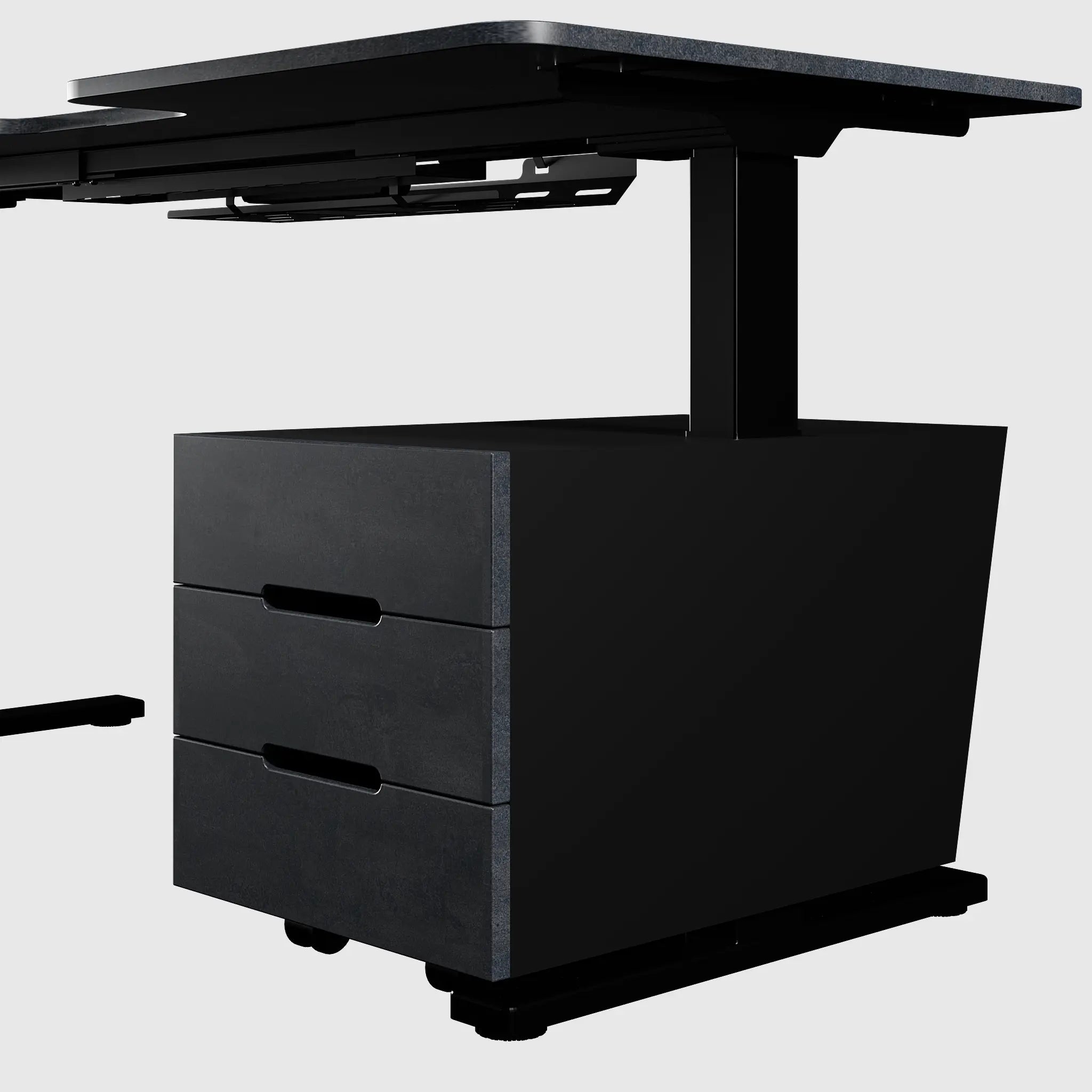 Підлогова тумба для стола з регулюванням висоти