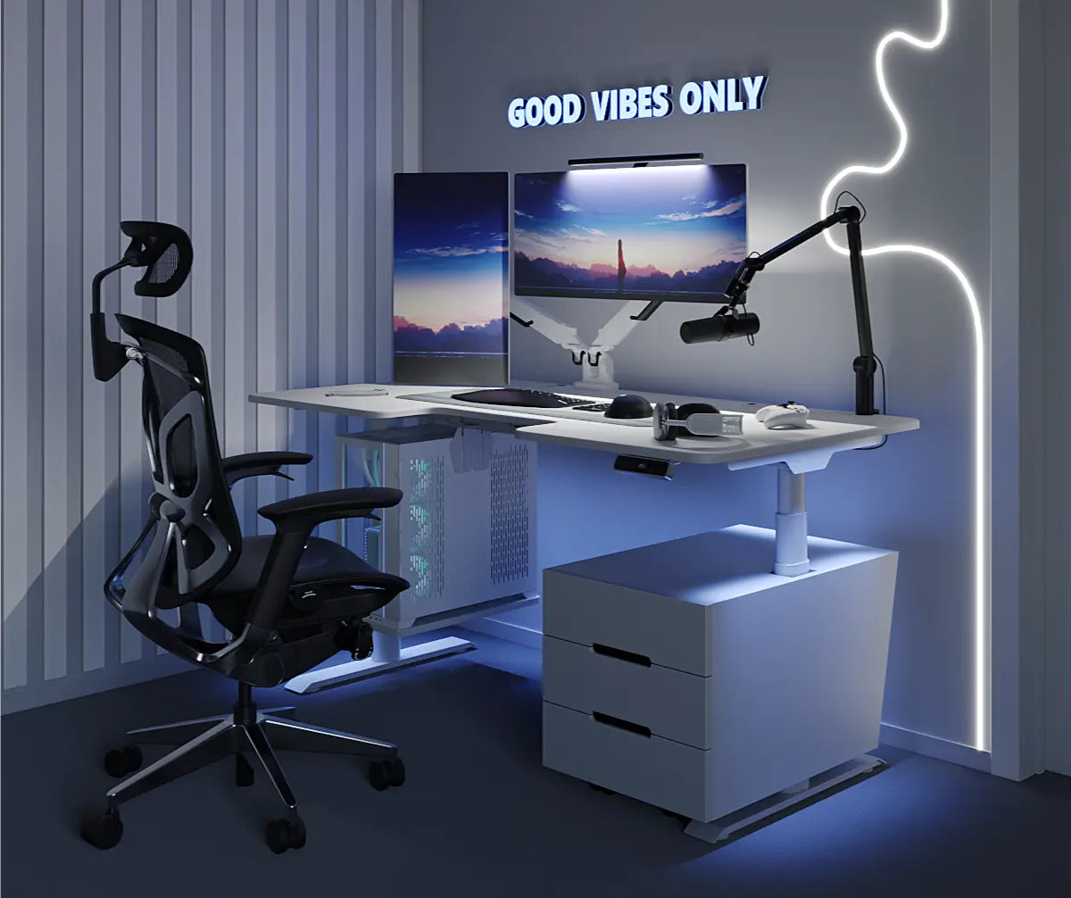 Підлогова тумба для стола з регулюванням висоти