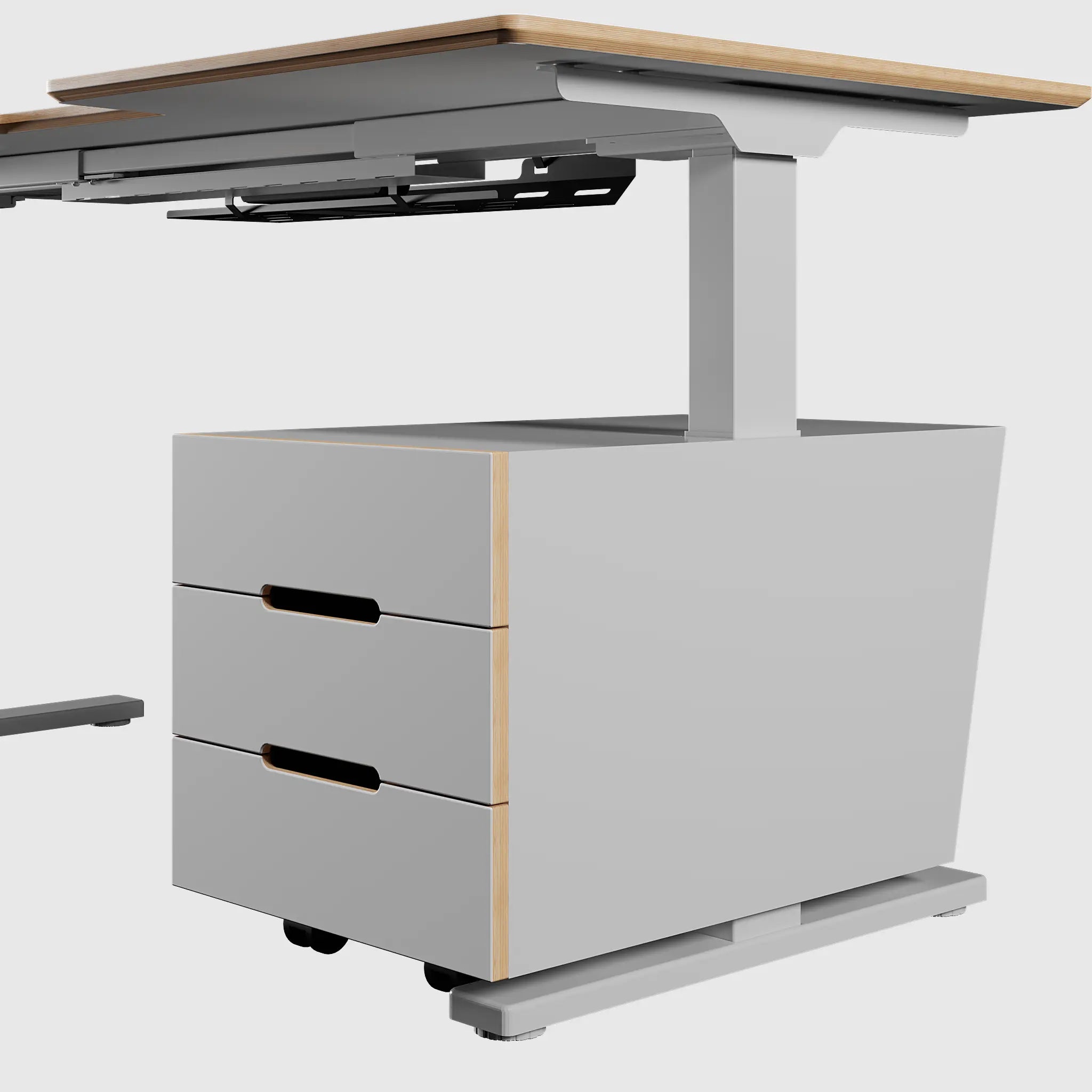 Підлогова тумба для стола з регулюванням висоти