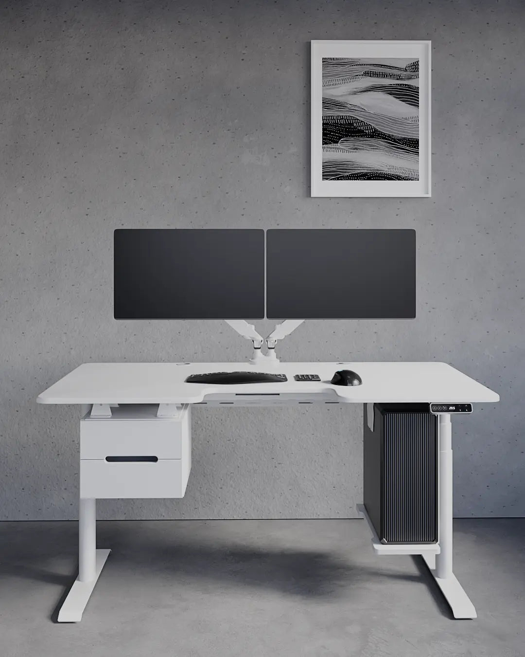 Підставка для ПК PC Wing з регулюванням під розмір та кріпленням до столу