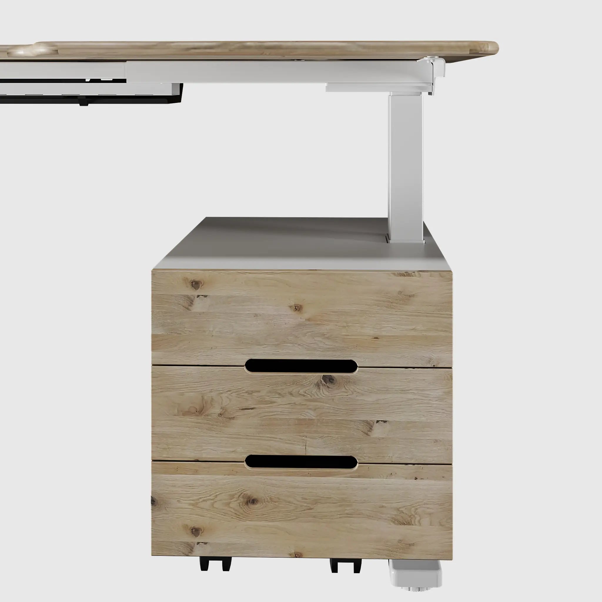 Підлогова тумба для стола з регулюванням висоти