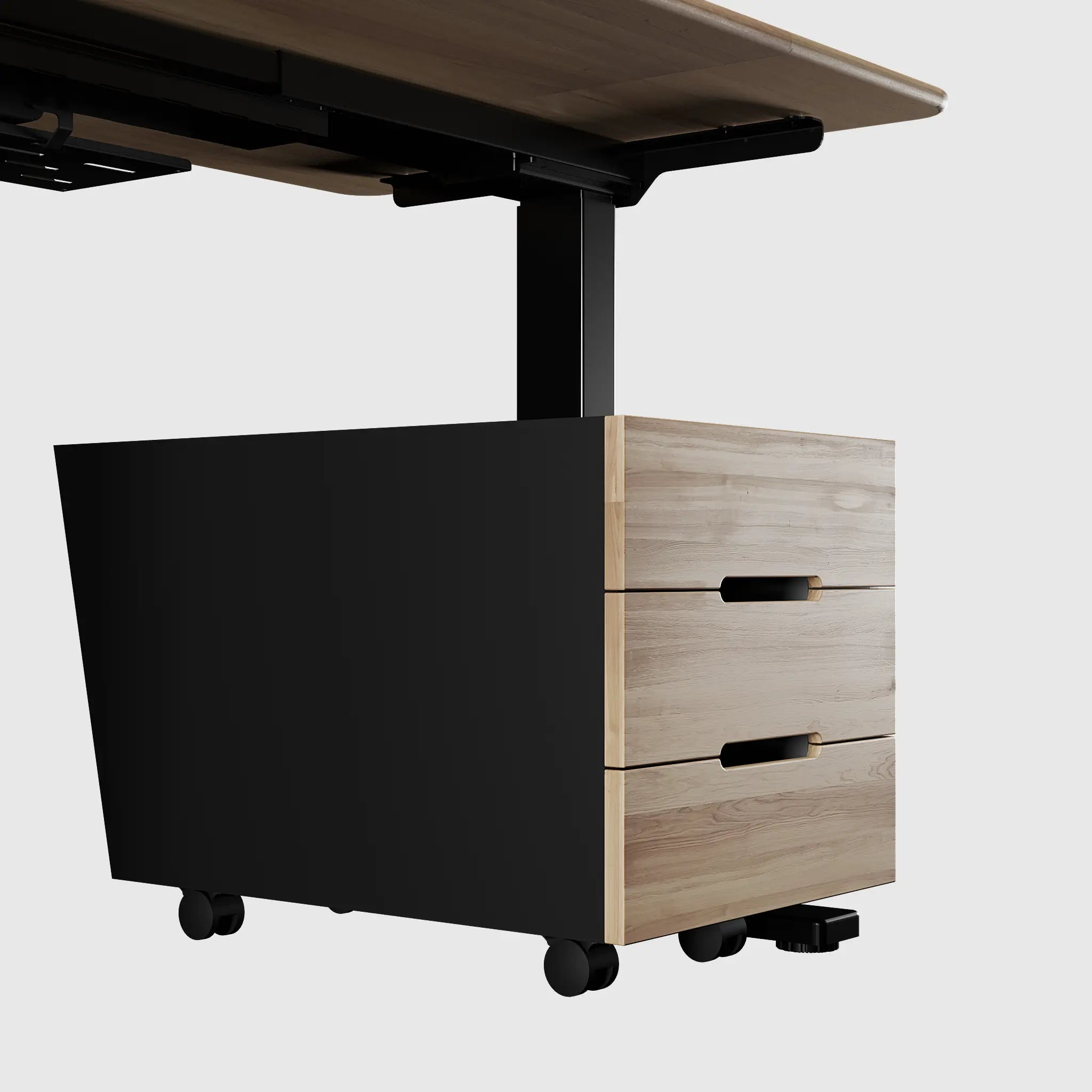 Підлогова тумба для стола з регулюванням висоти