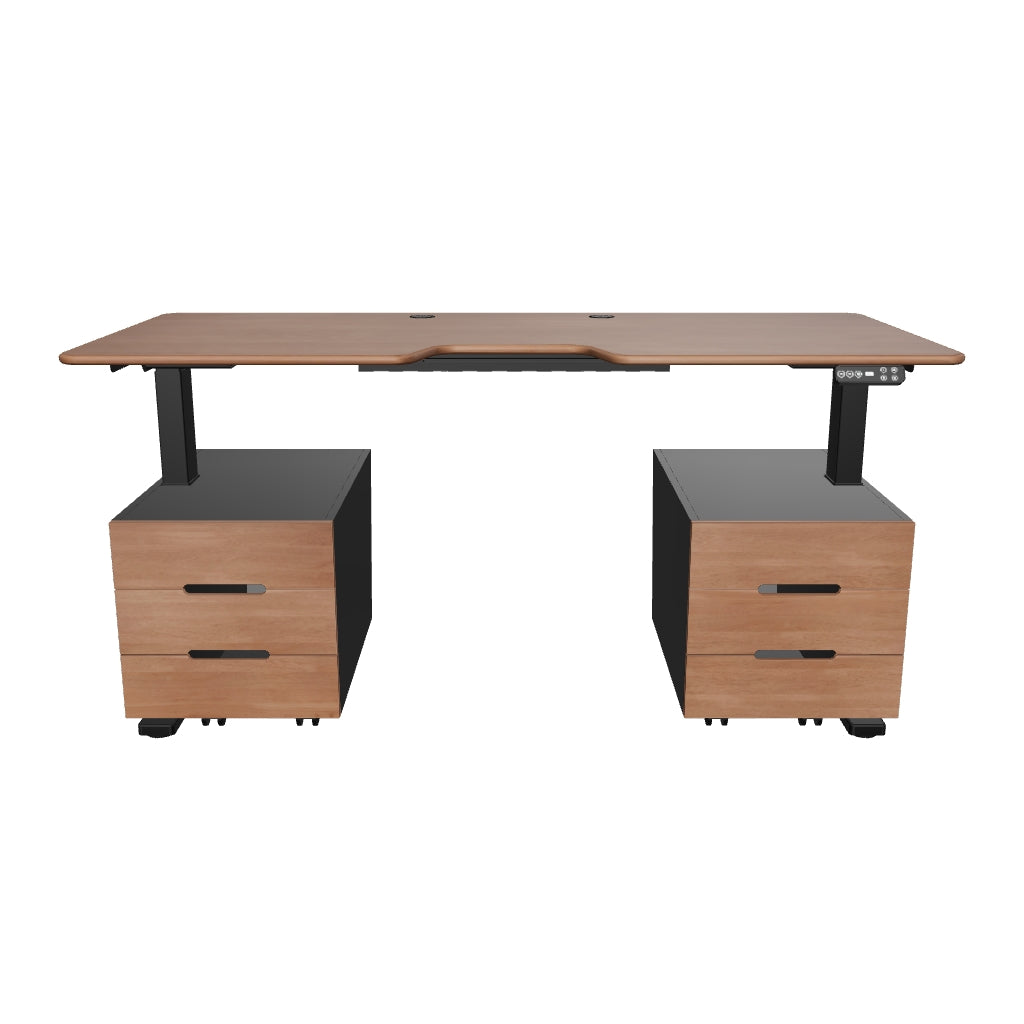 Стіл з регулюванням висоти BestFit Pro з підлоговими тумбами