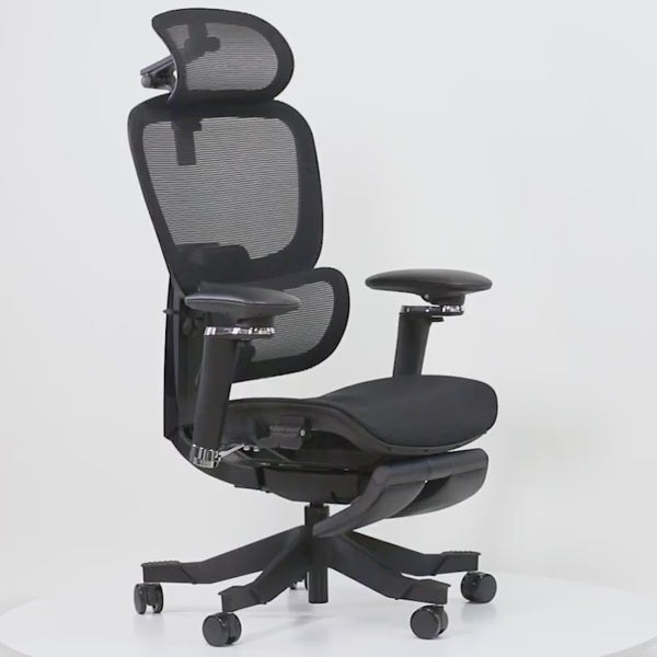 Ергономічне комп’ютерне крісло Q5 Air Black
