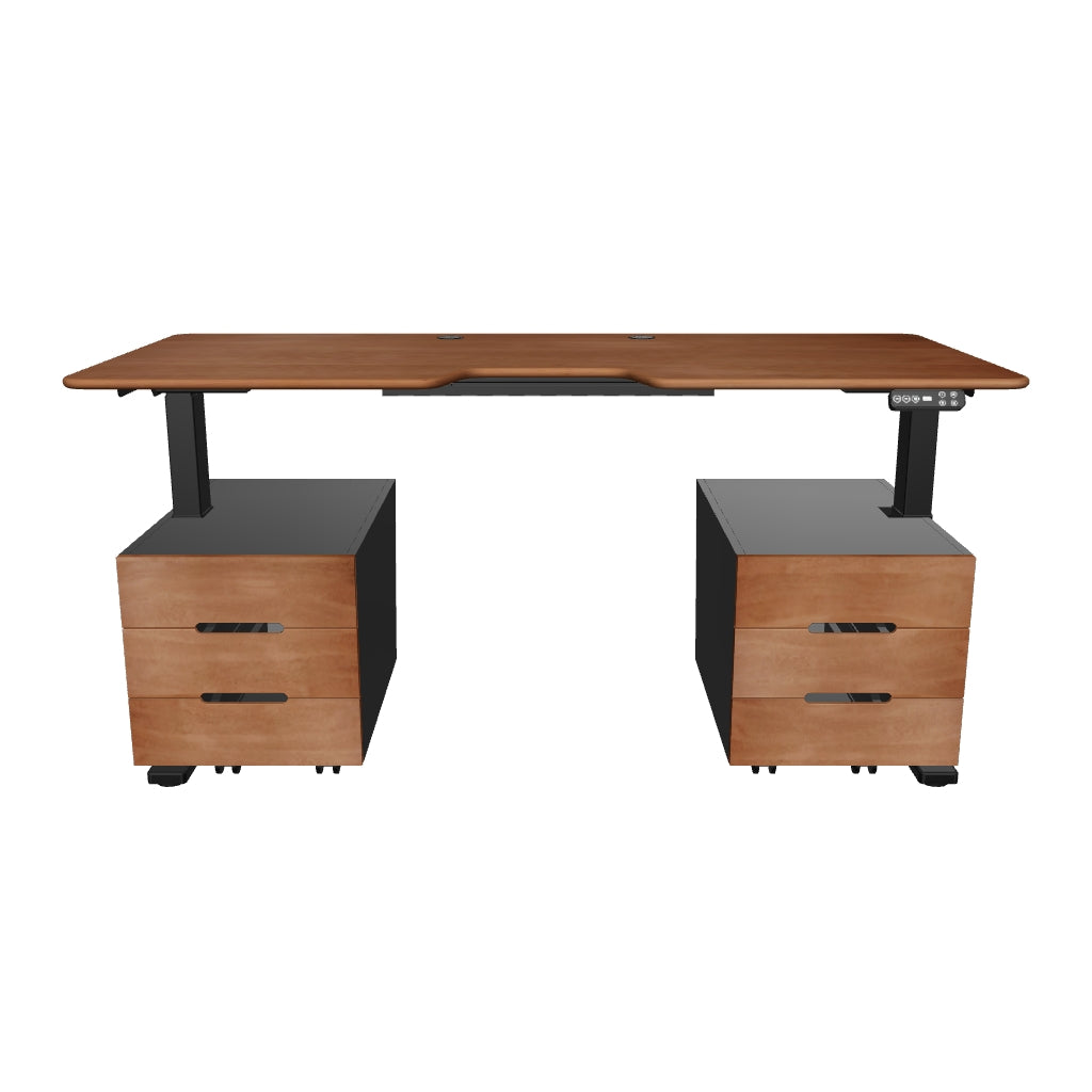 Стіл з регулюванням висоти BestFit Pro з підлоговими тумбами