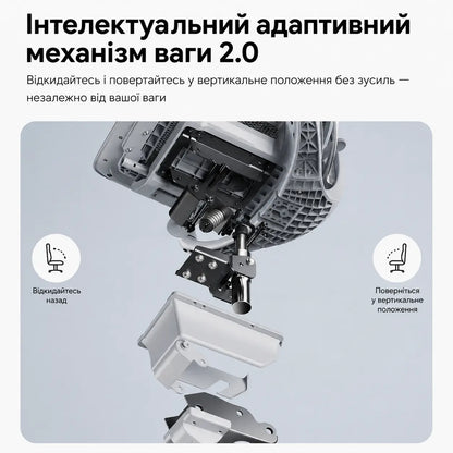 Ергономічне офісне крісло Sihoo Doro C300 Pro V2 з підставкою для ніг