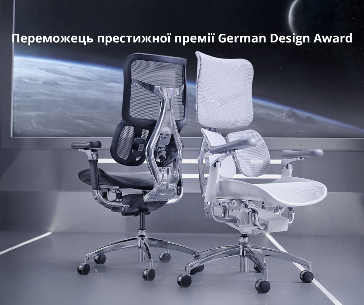 Ергономічне офісне крісло Sihoo DORO S300 Mesh з підтримкою спини